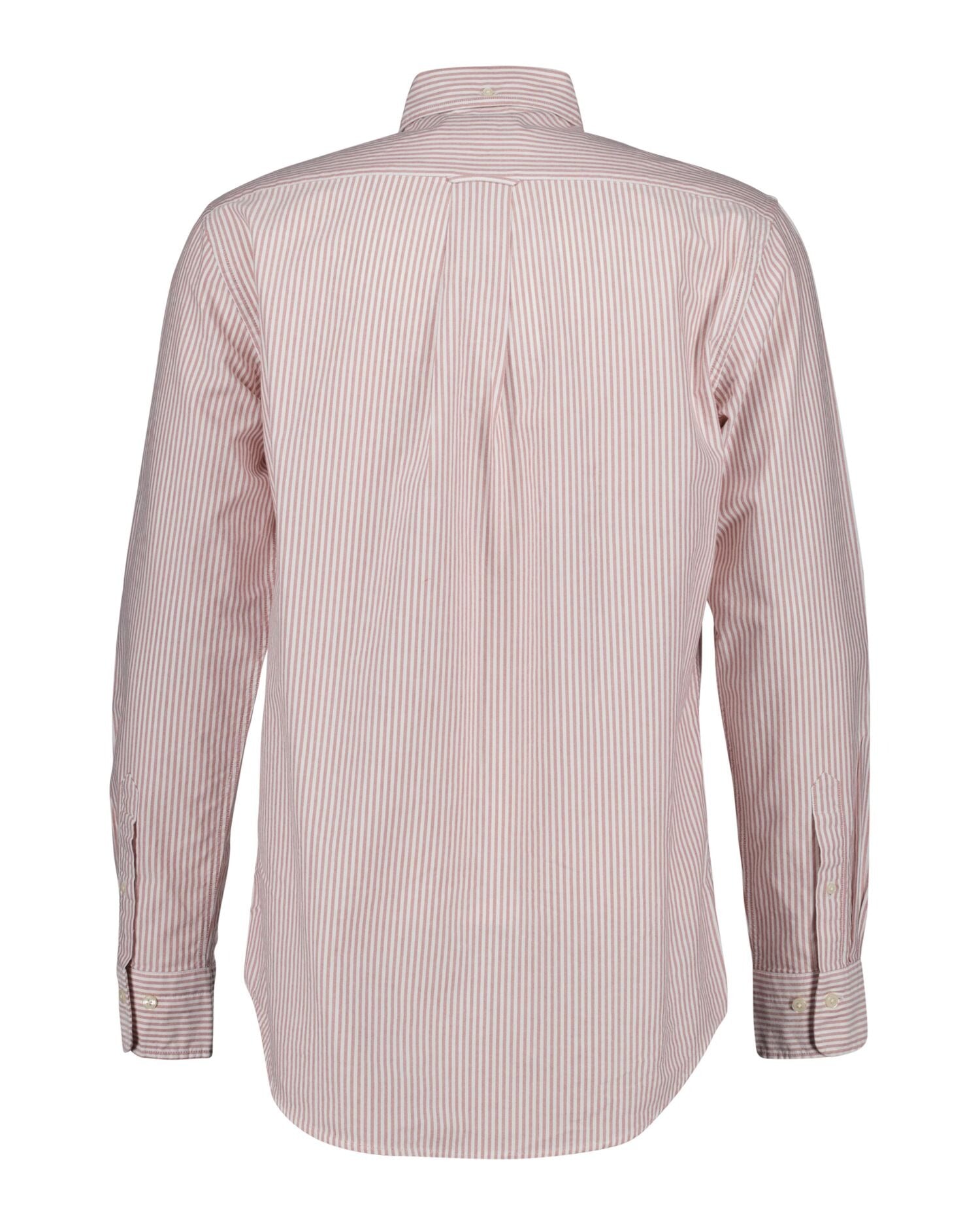 REG OXFORD BANKER STRIPE SHIRT- CLASSIC RED