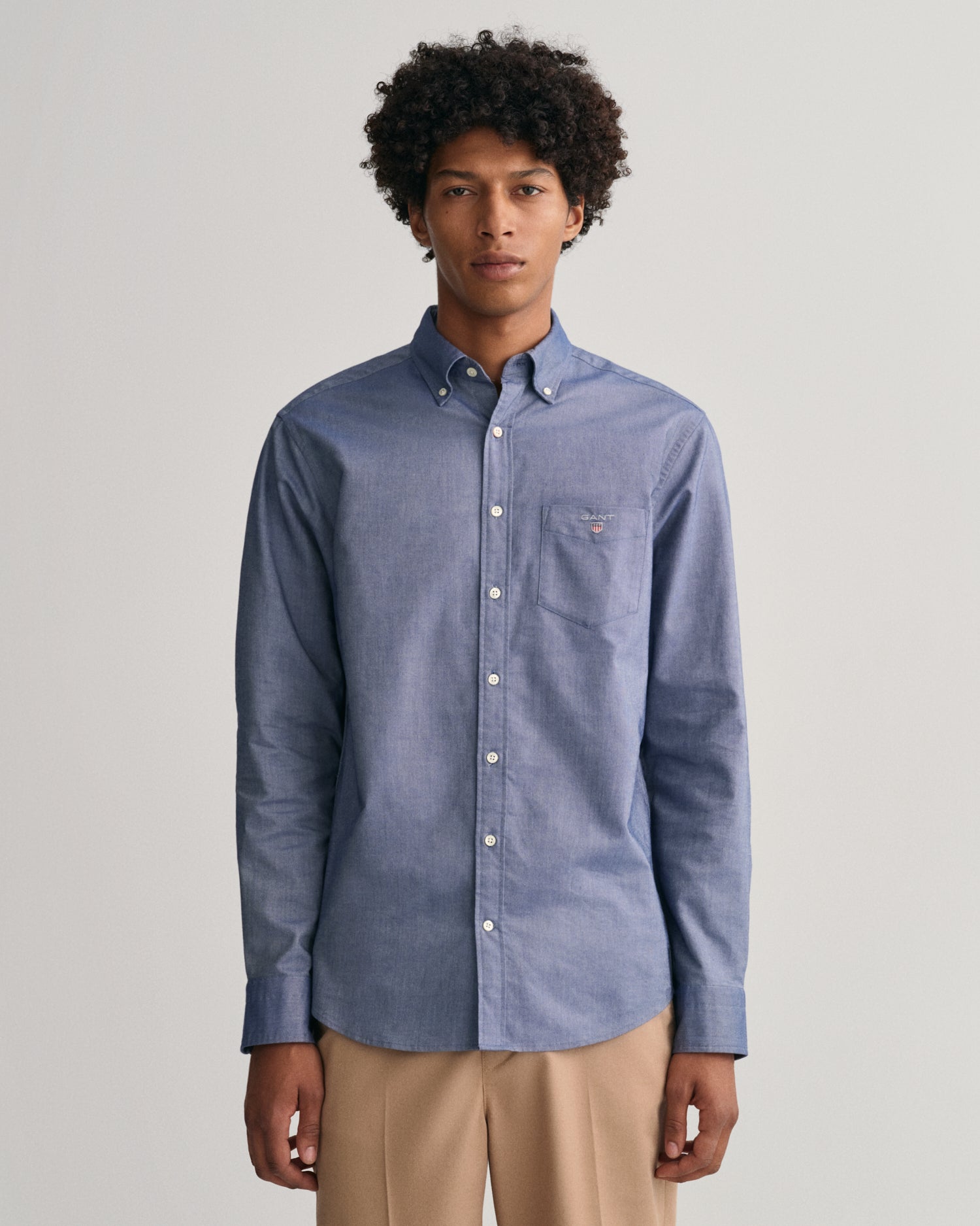 THE OXFORD SHIRT REG BD-PERSIAN BLUE