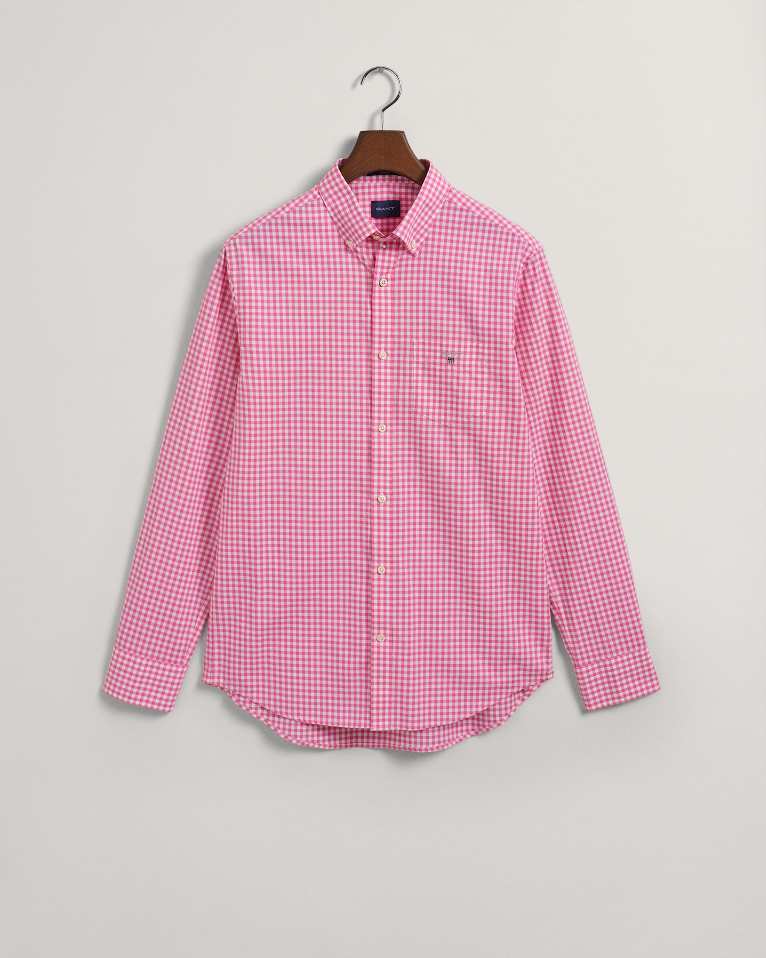 THE BROADCLOTH GINGHAM REG BD -PERKY PINK