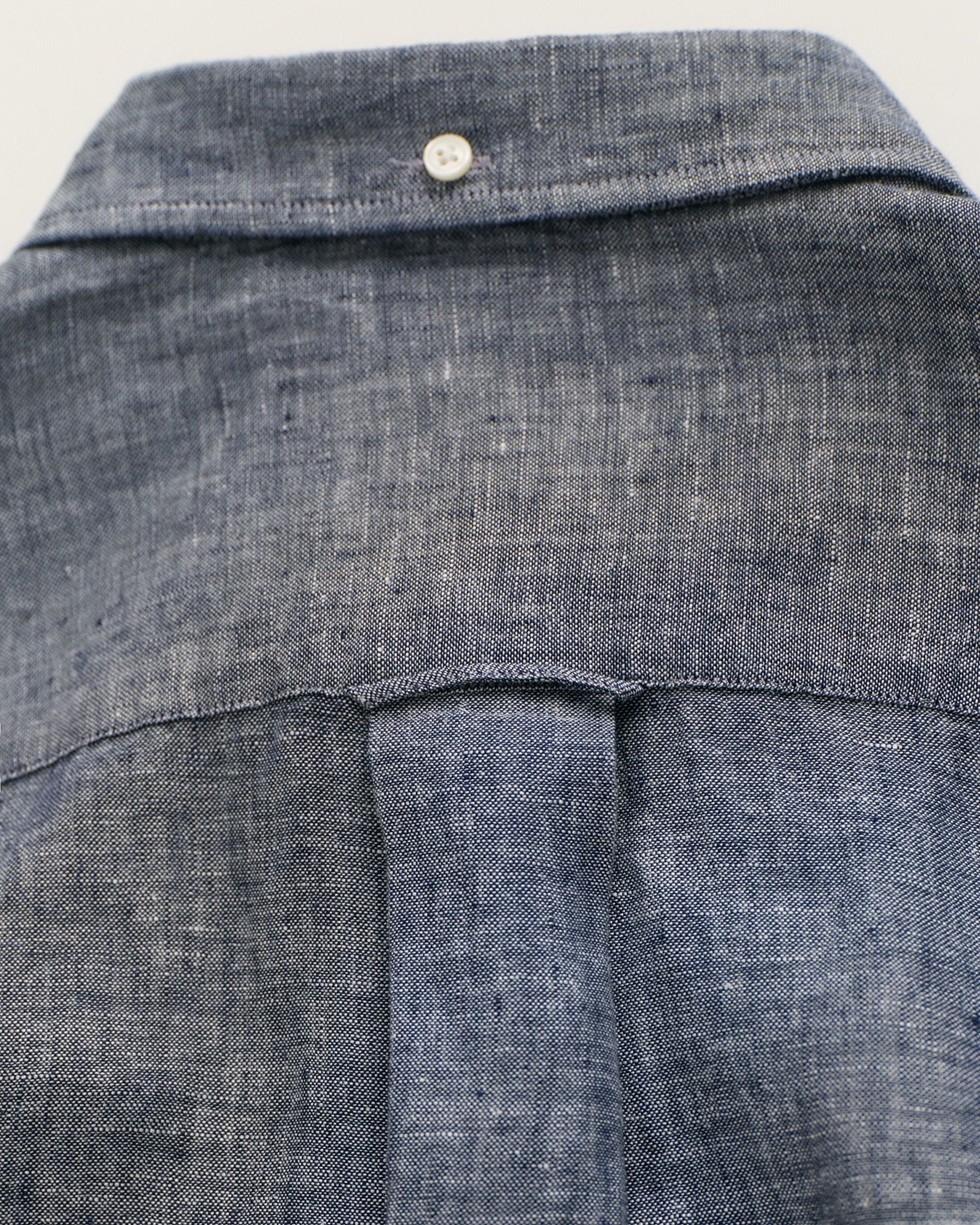 REG LINEN SHIRT-MARINE