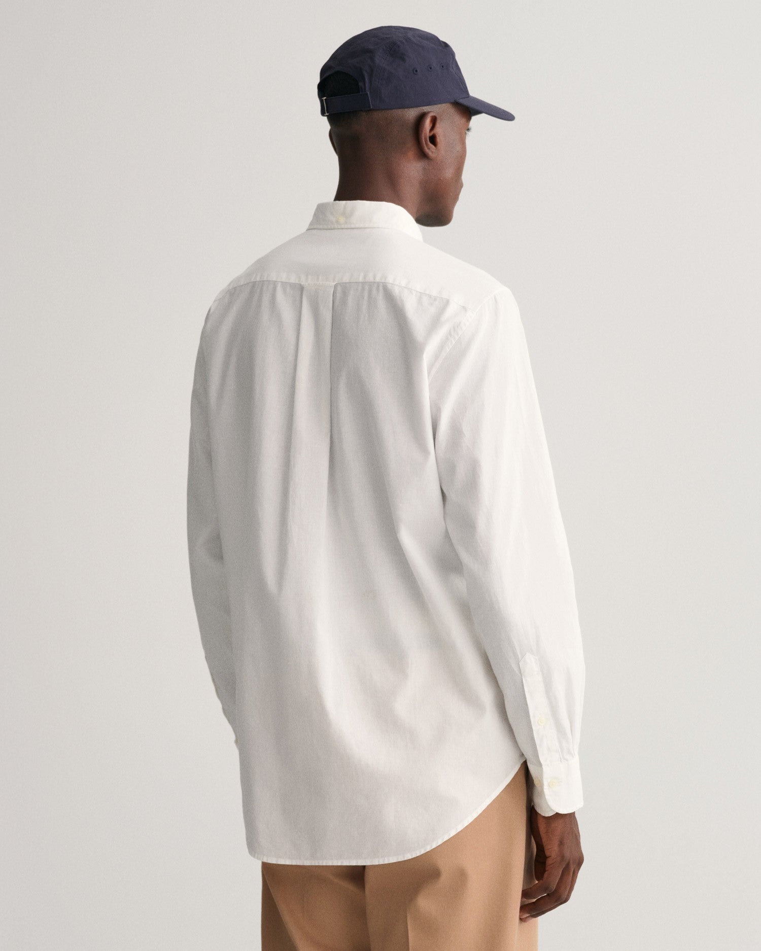 REG COTTON LINEN SHIRT-WHITE