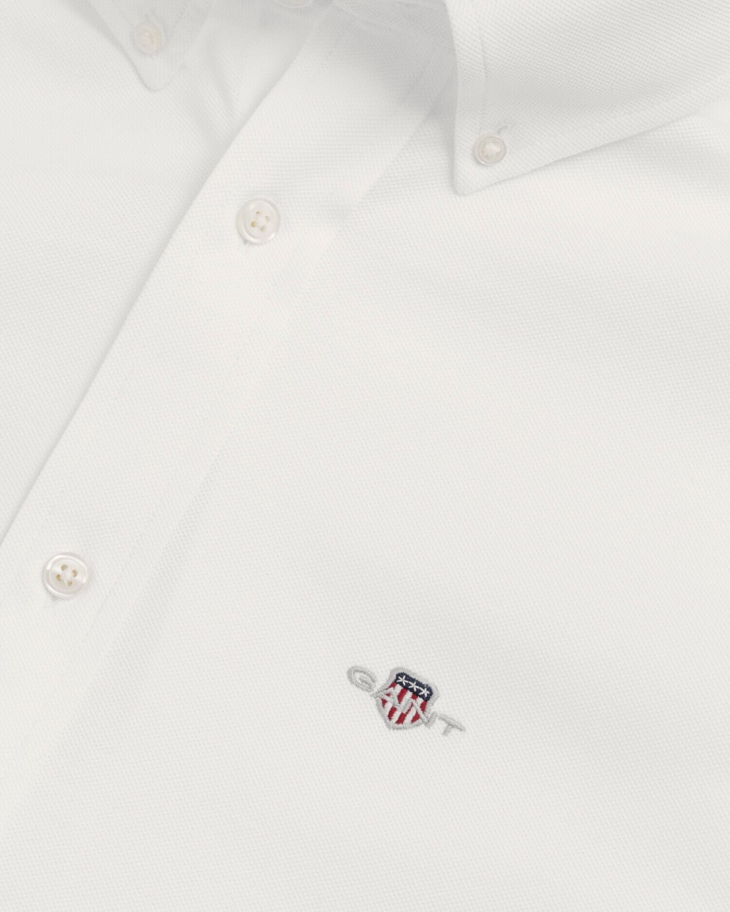 REG JERSEY PIQUE SHIRT-WHITE