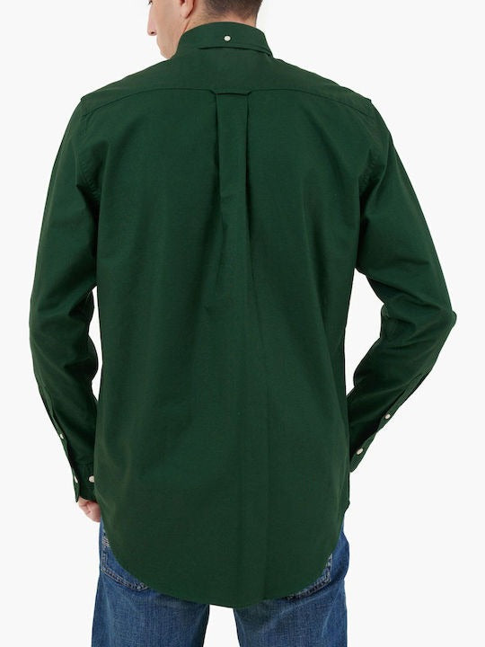 REG BEEFY OXFORD SHIRT- TARTAN GREEN