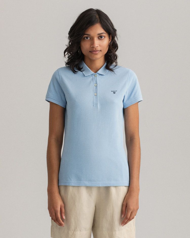 MD. SUMMER PIQUE-CAPRI BLUE