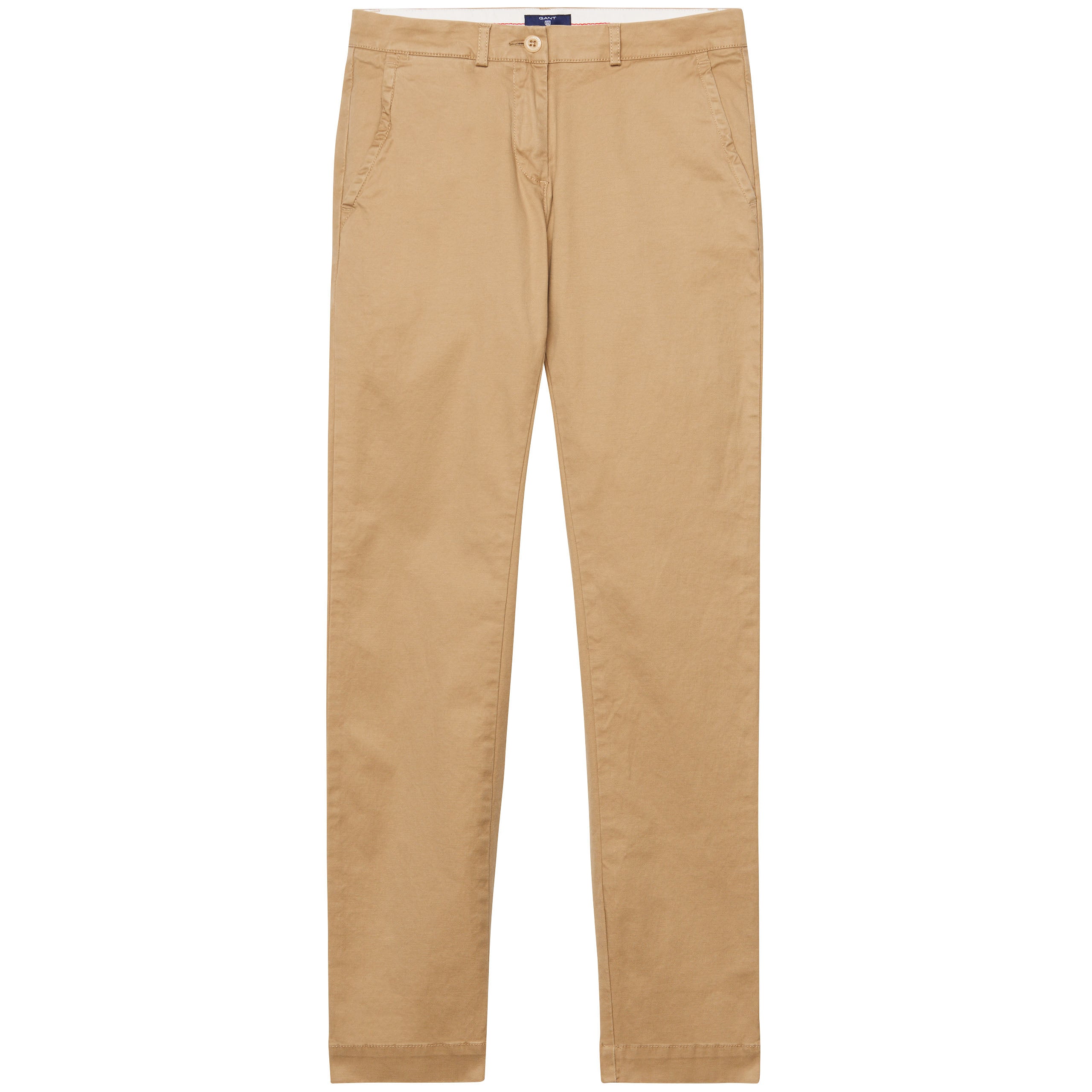 SLIM CHINOS-DARK KHAKI