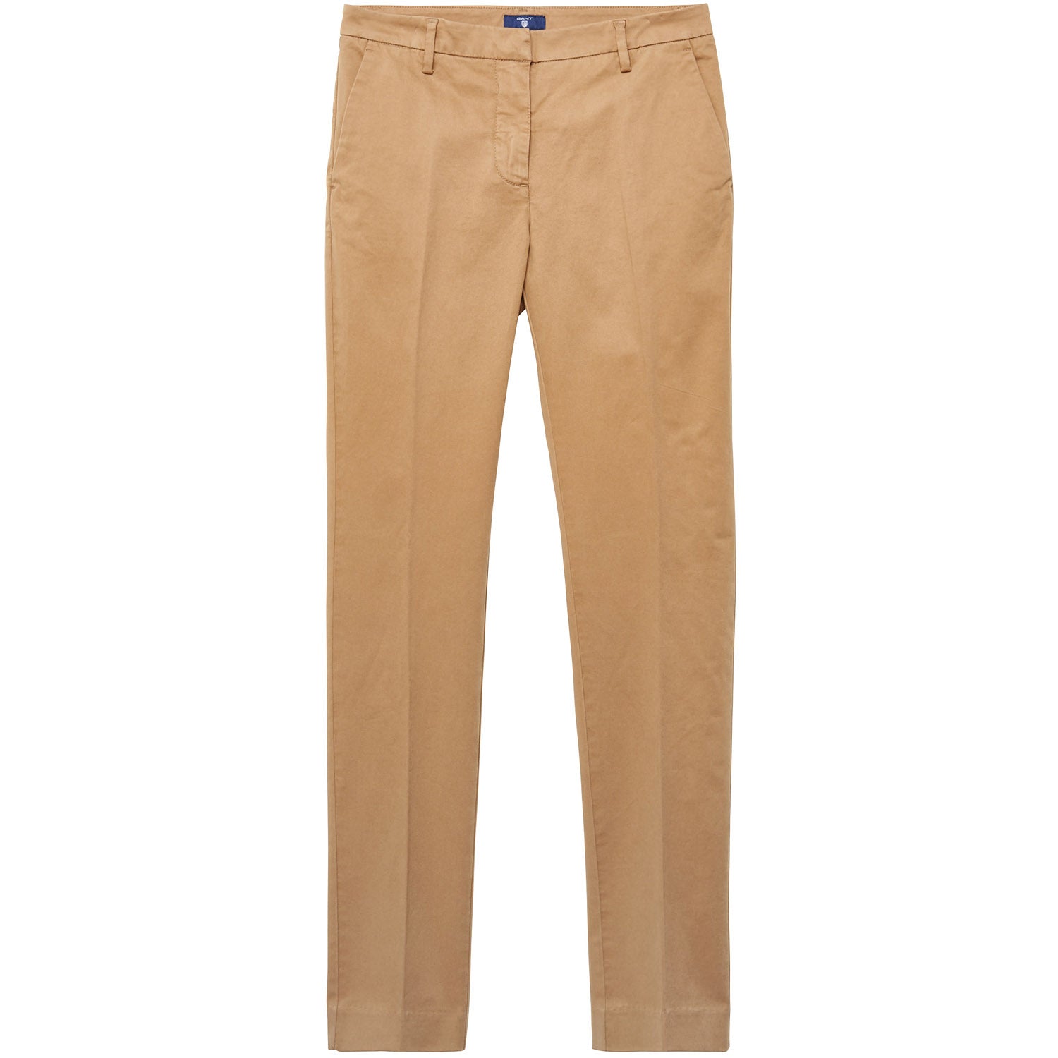 SATIN SLACKS-WARM KHAKI