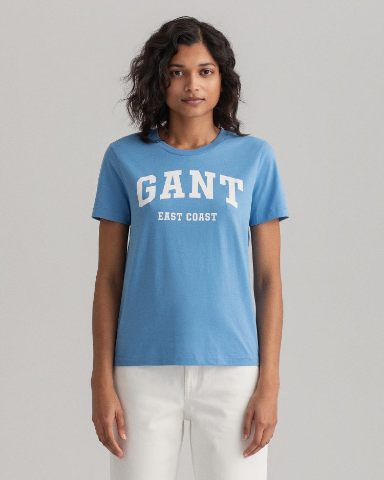MD. GANT SS T-SHIRT-SILVER LAKE BLUE