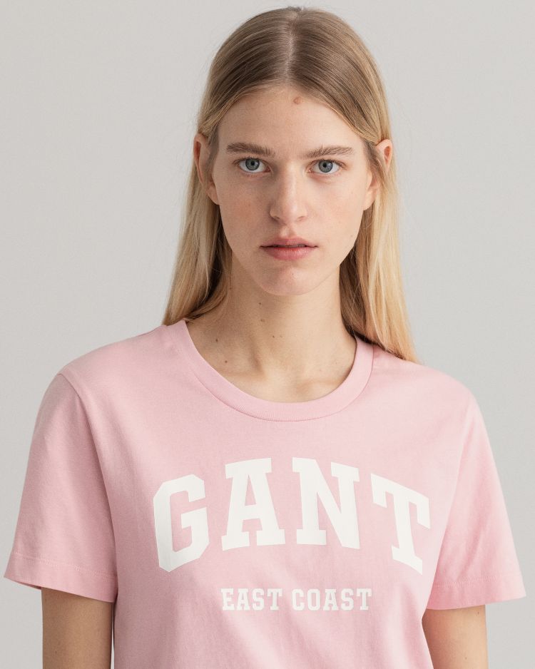 MD. GANT SS T-SHIRT-PREPPY PINK