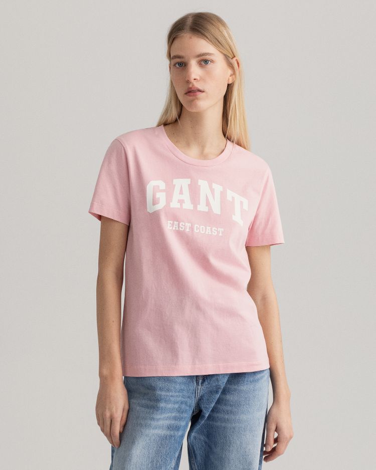 MD. GANT SS T-SHIRT-PREPPY PINK