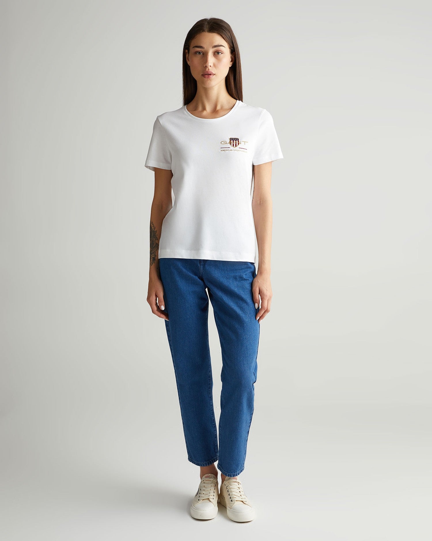 ARCHIVE SHIELD SS T-SHIRT-WHITE