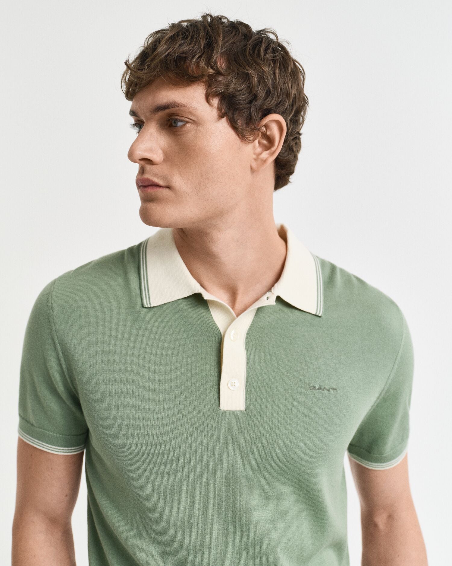 MODAL BLEND SS POLO-KALAMATA GREEN
