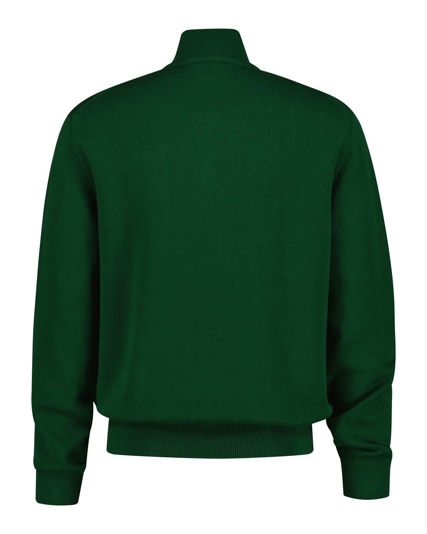SMALL GRAPHIC BADGE HALF ZIP-FOREST GREEN