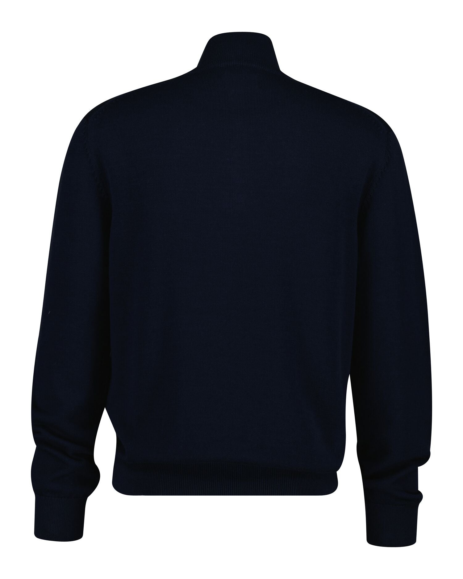 SMALL GRAPHIC BADGE HALF ZIP-EVENING BLUE