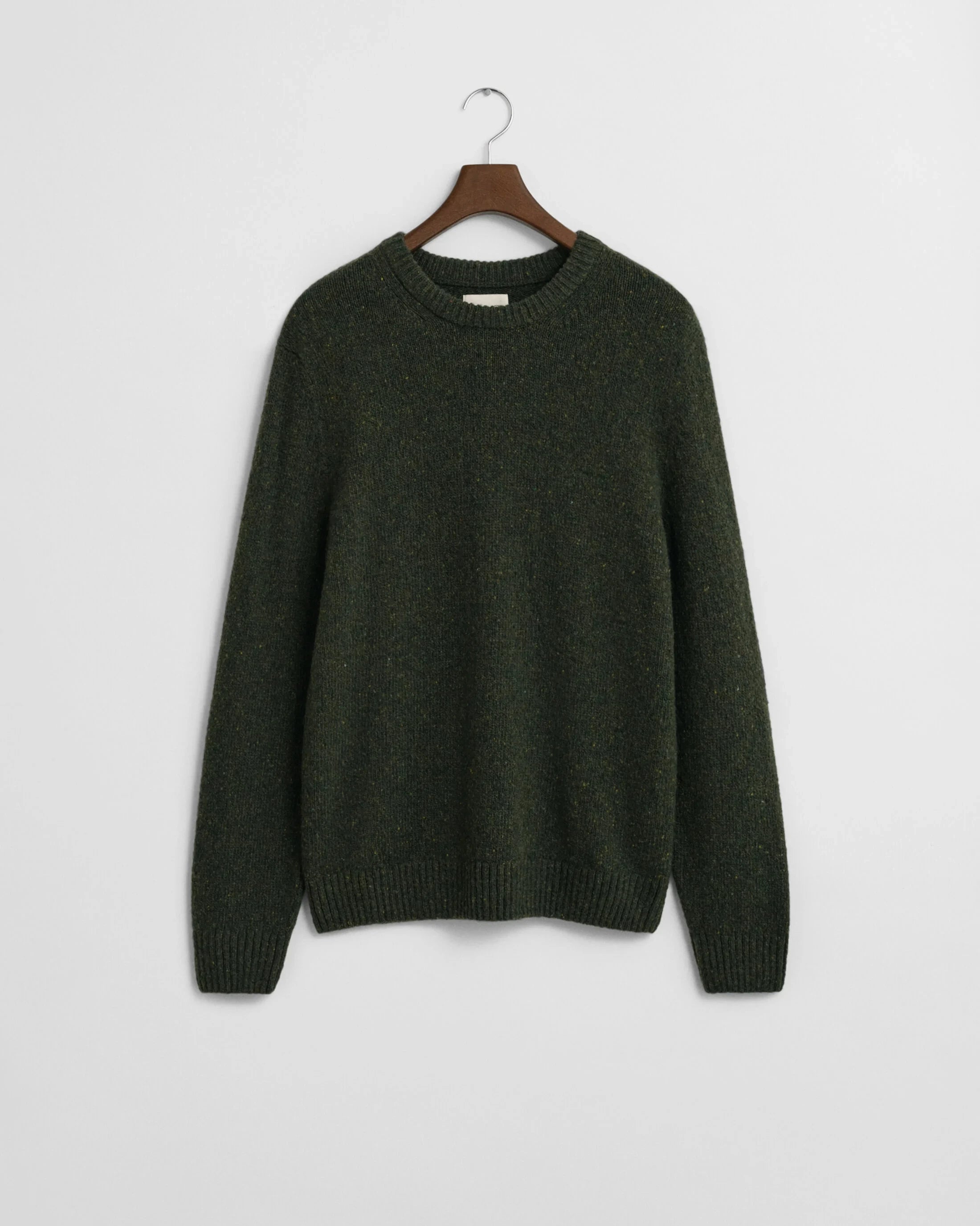 WOOL BLEND NEPS C-NECK-SPEARMINT