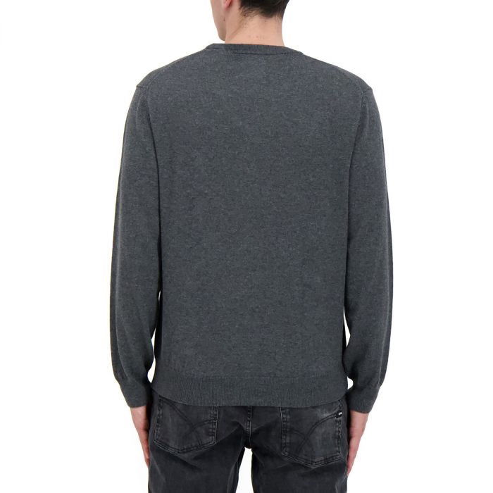 CTN/WO C-NECK-DARK GREY MELANGE