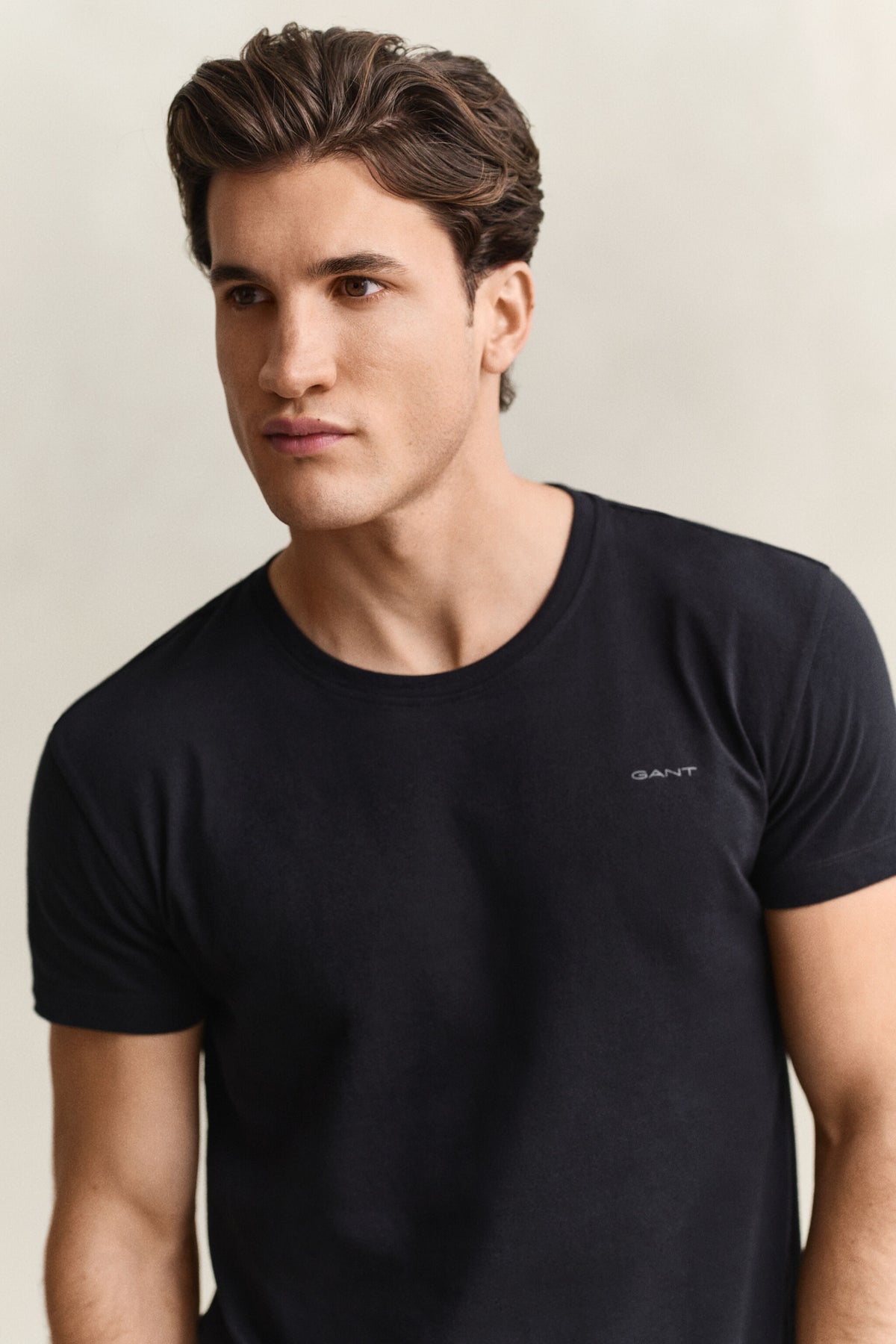 C-NECK T-SHIRT 2-PACK-BLACK