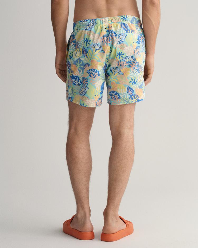 CF TROPICAL PRINT SWIM SHORTS-LAGOON