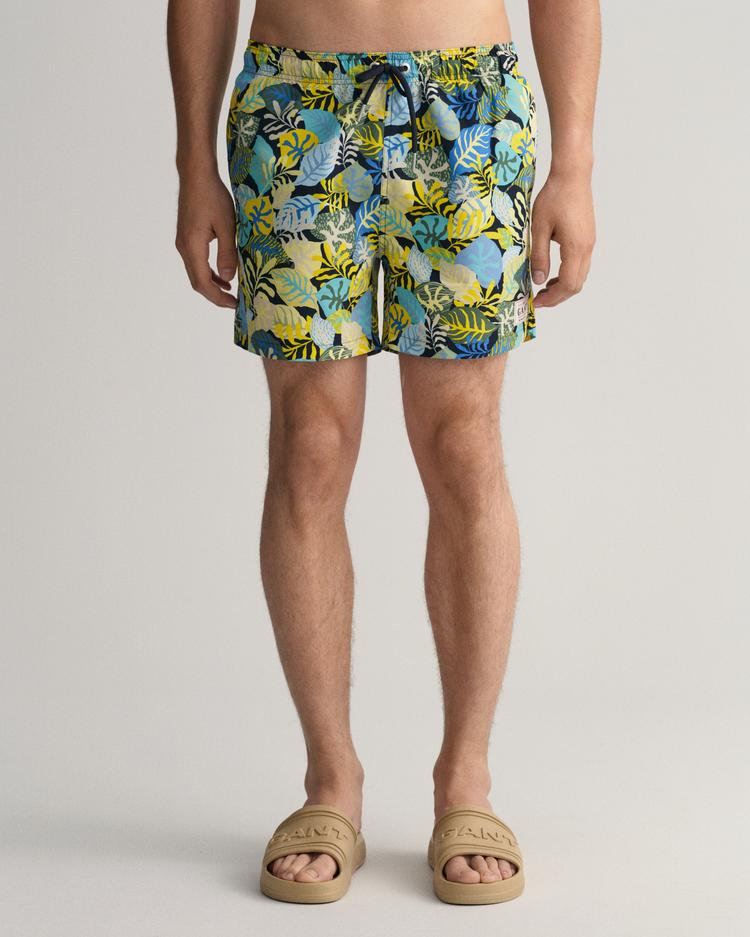 CF TROPICAL PRINT SWIM SHORTS-MARINE
