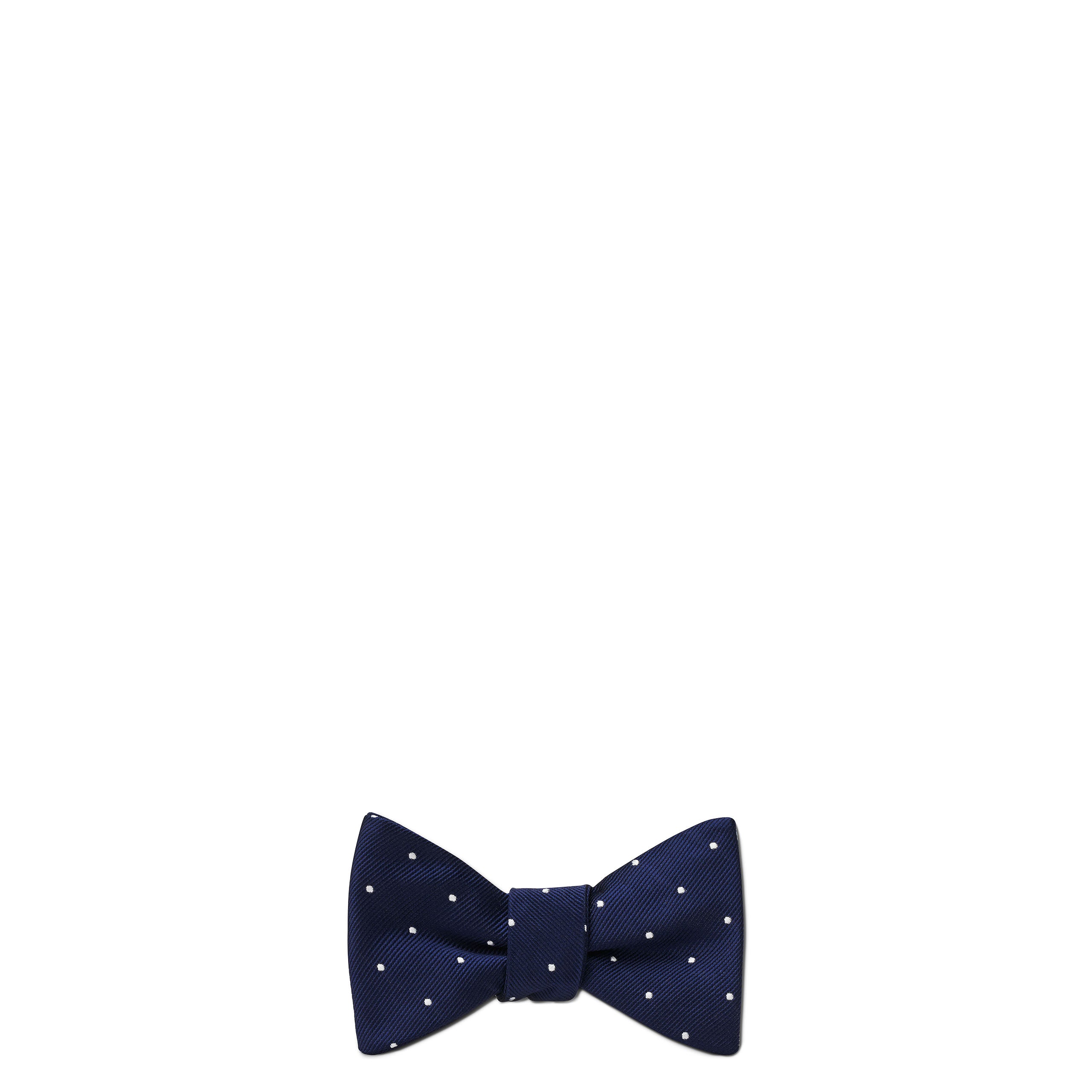 POLKA DOTTED BOW TIE-CLASSIC BLUE
