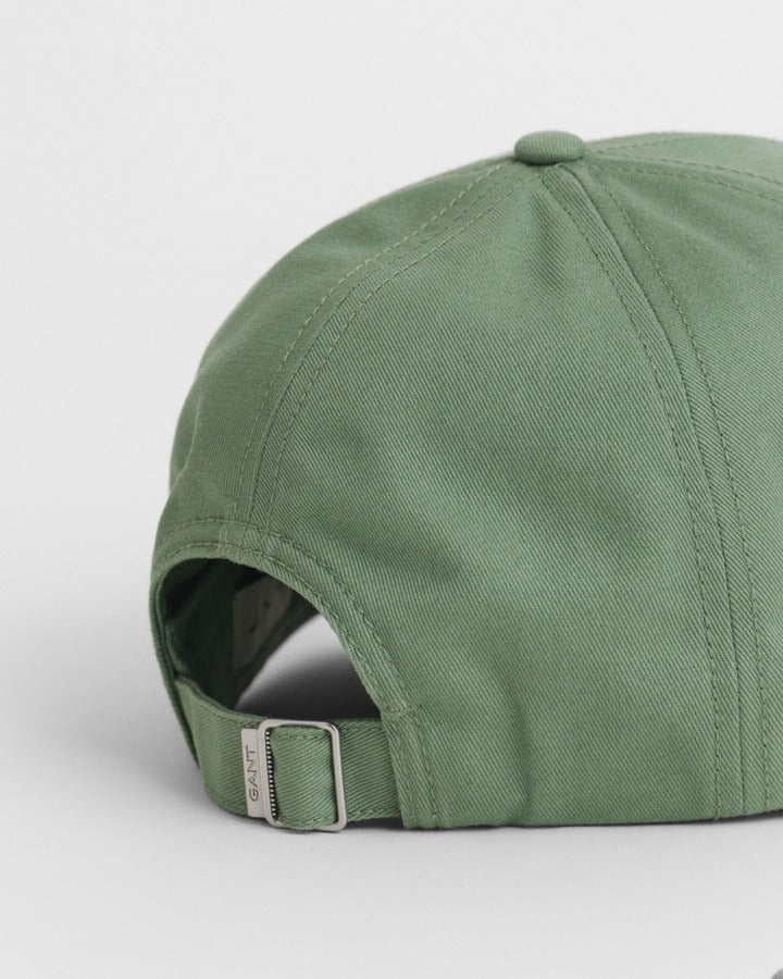 HIGH SHIELD COTTON TWILL CAP-KALAMATA GREEN