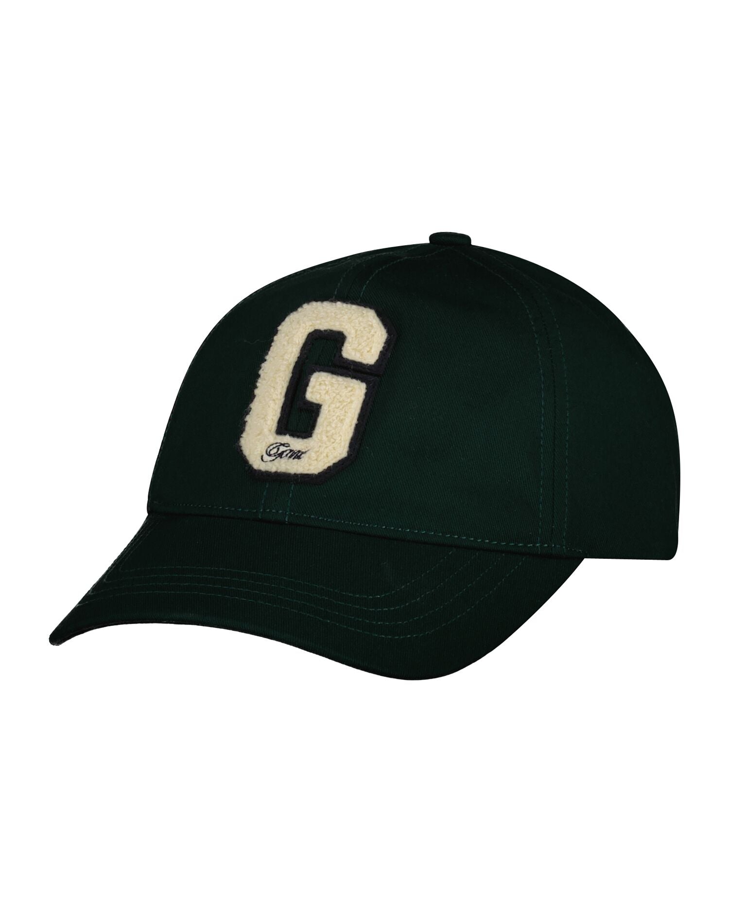 G BADGE COTTON TWILL CAP-TARTAN GREEN