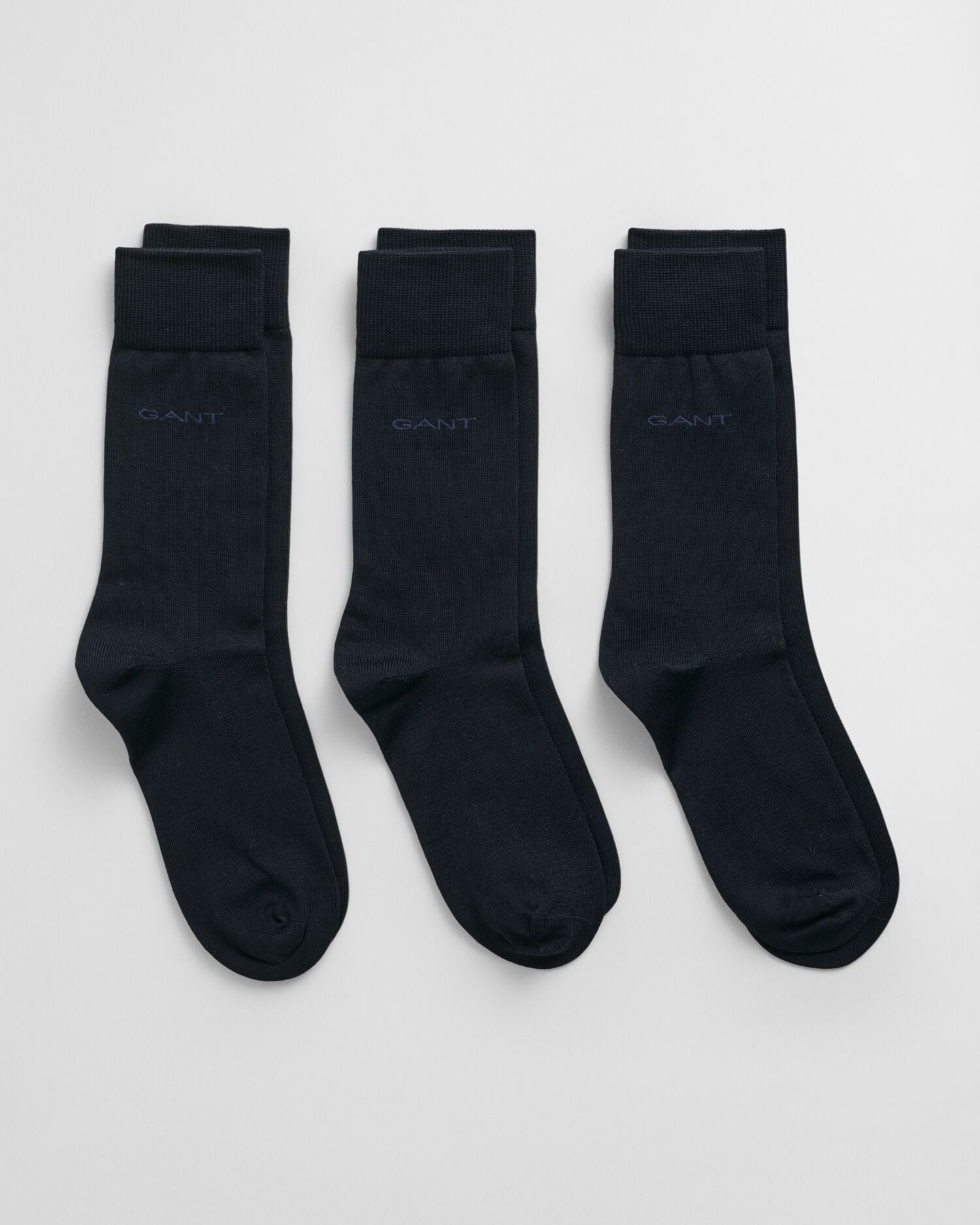 MERCERIZED COTTON SOCKS 3-PACK-MARINE