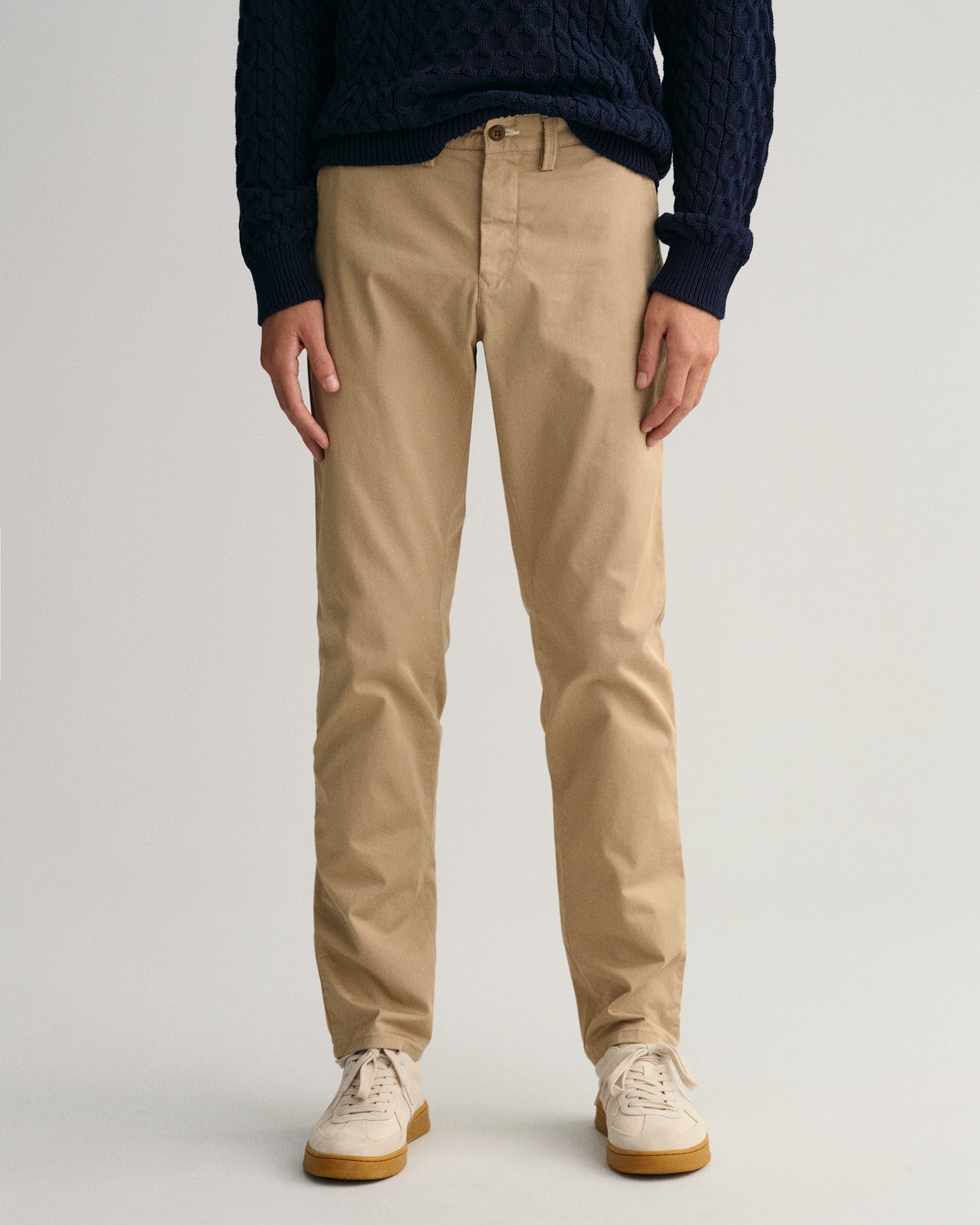 HALLDEN TWILL CHINOS-DARK KHAKI