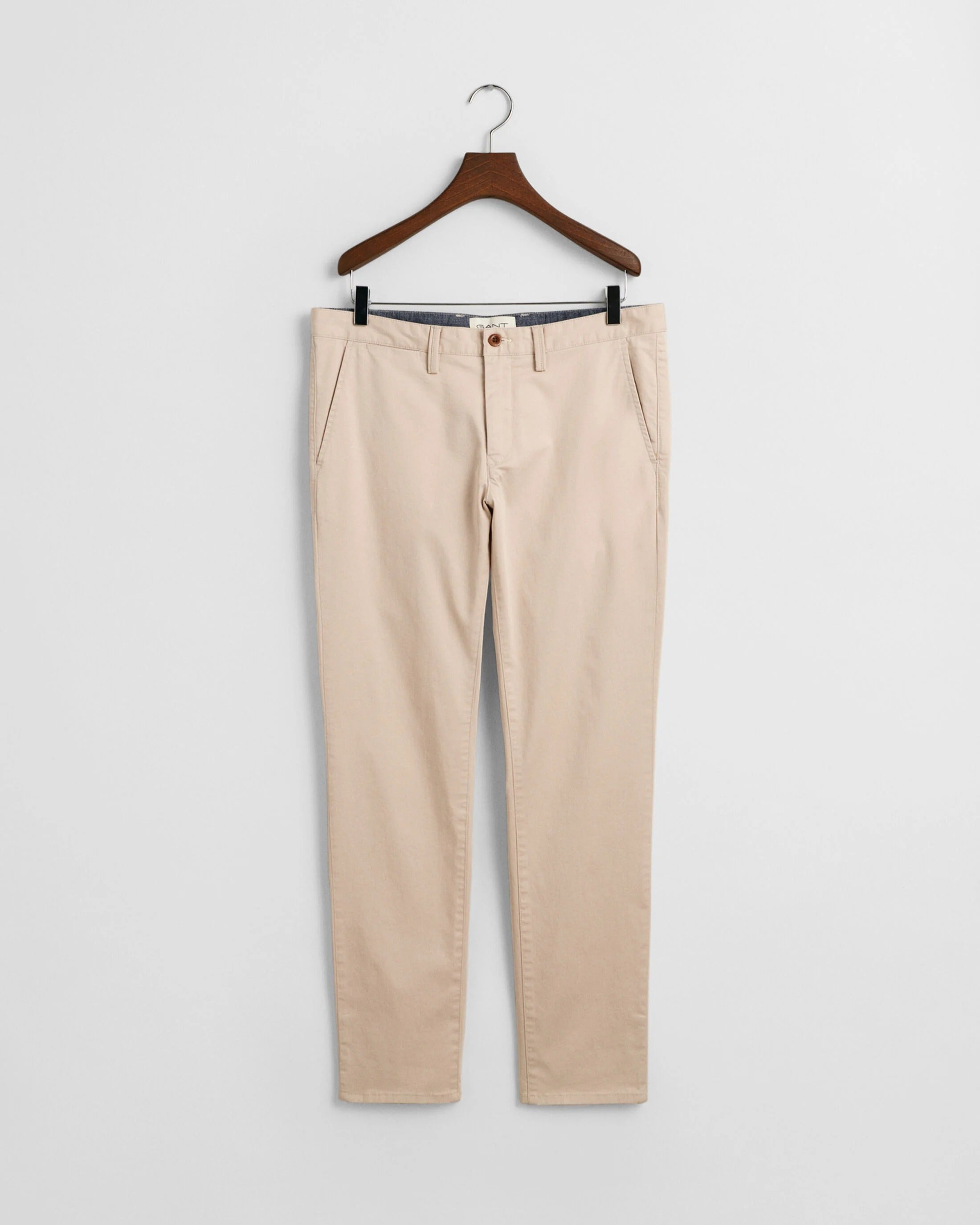 SLIM TWILL CHINOS-PUTTY