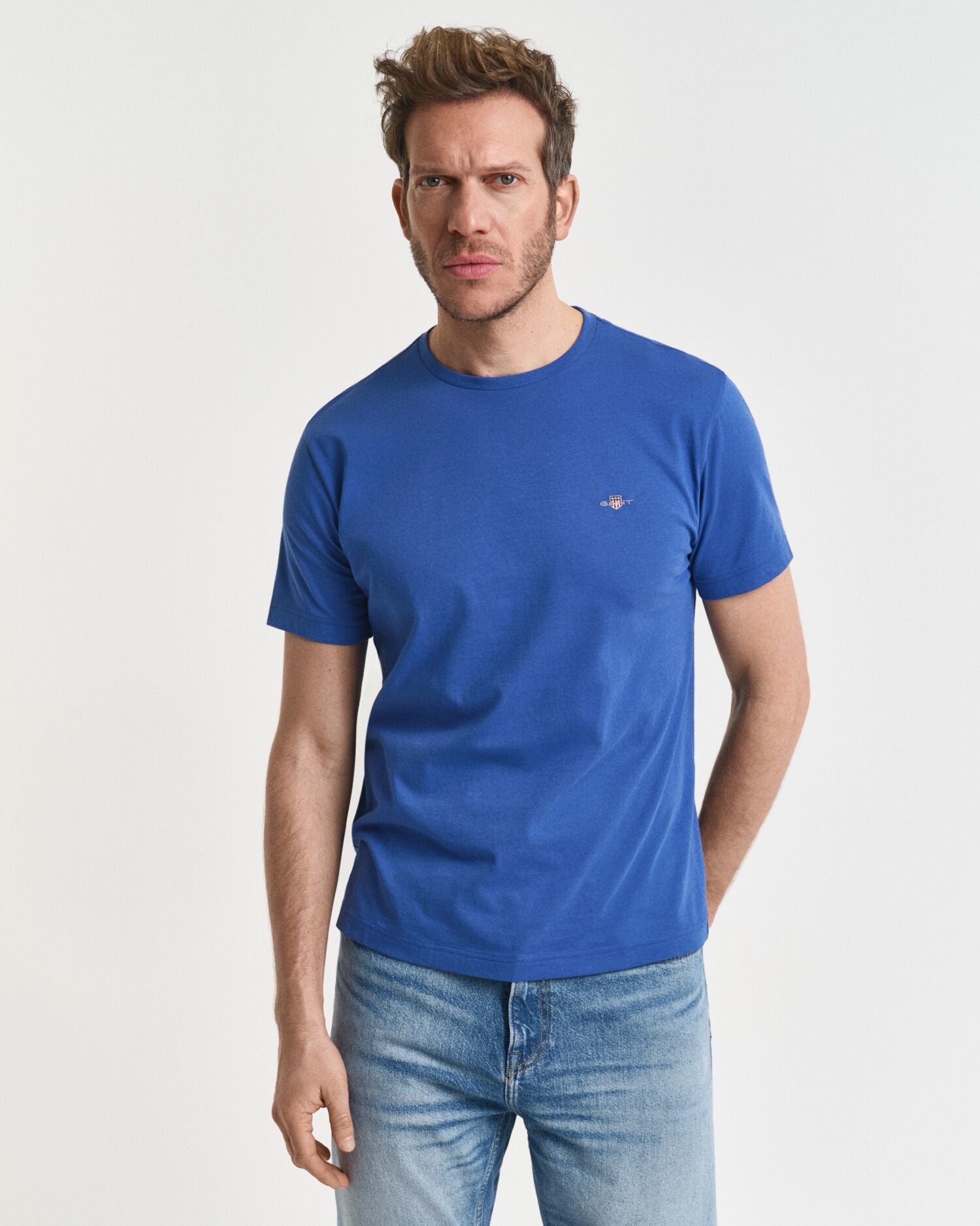 REG SHIELD SS T-SHIRT-BLUE