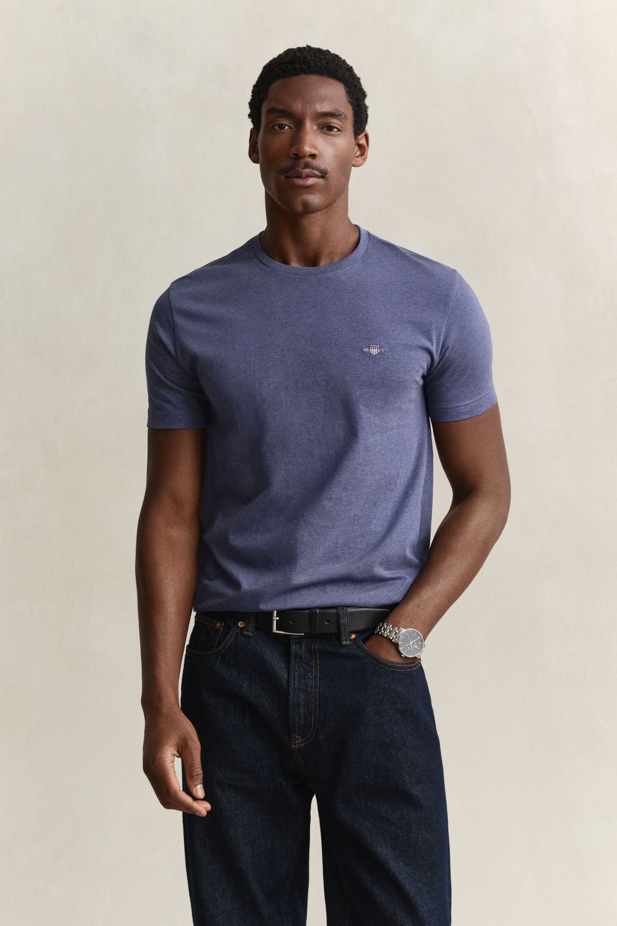 REG SHIELD SS T-SHIRT-NAVY BLUE