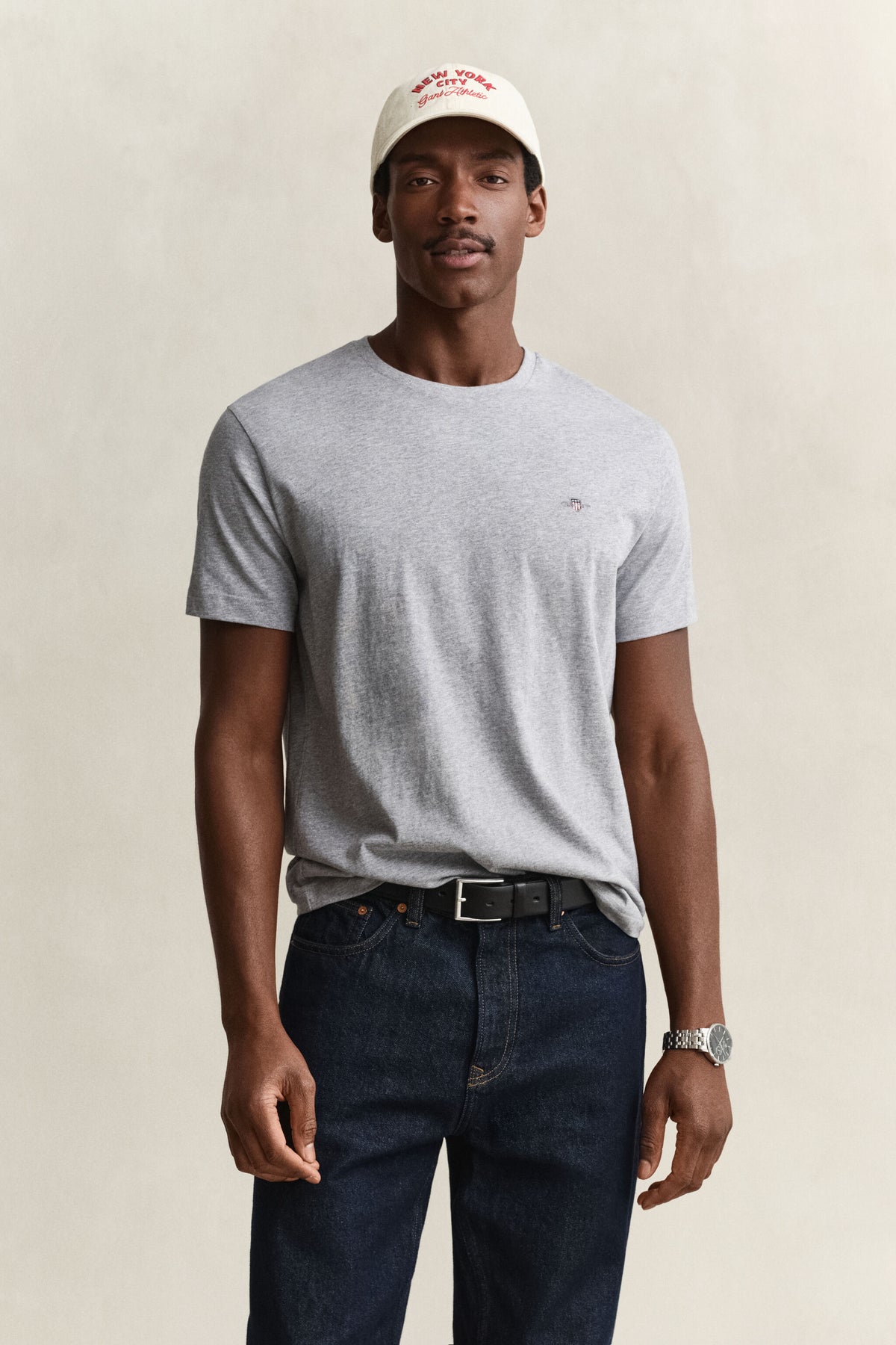 REG SHIELD SS T-SHIRT-ASHGREY