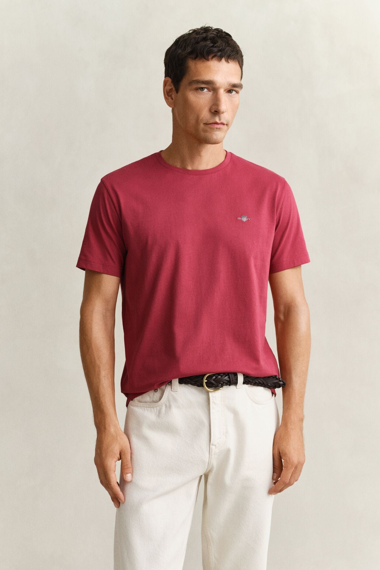 REG SHIELD SS T-SHIRT-MAROON