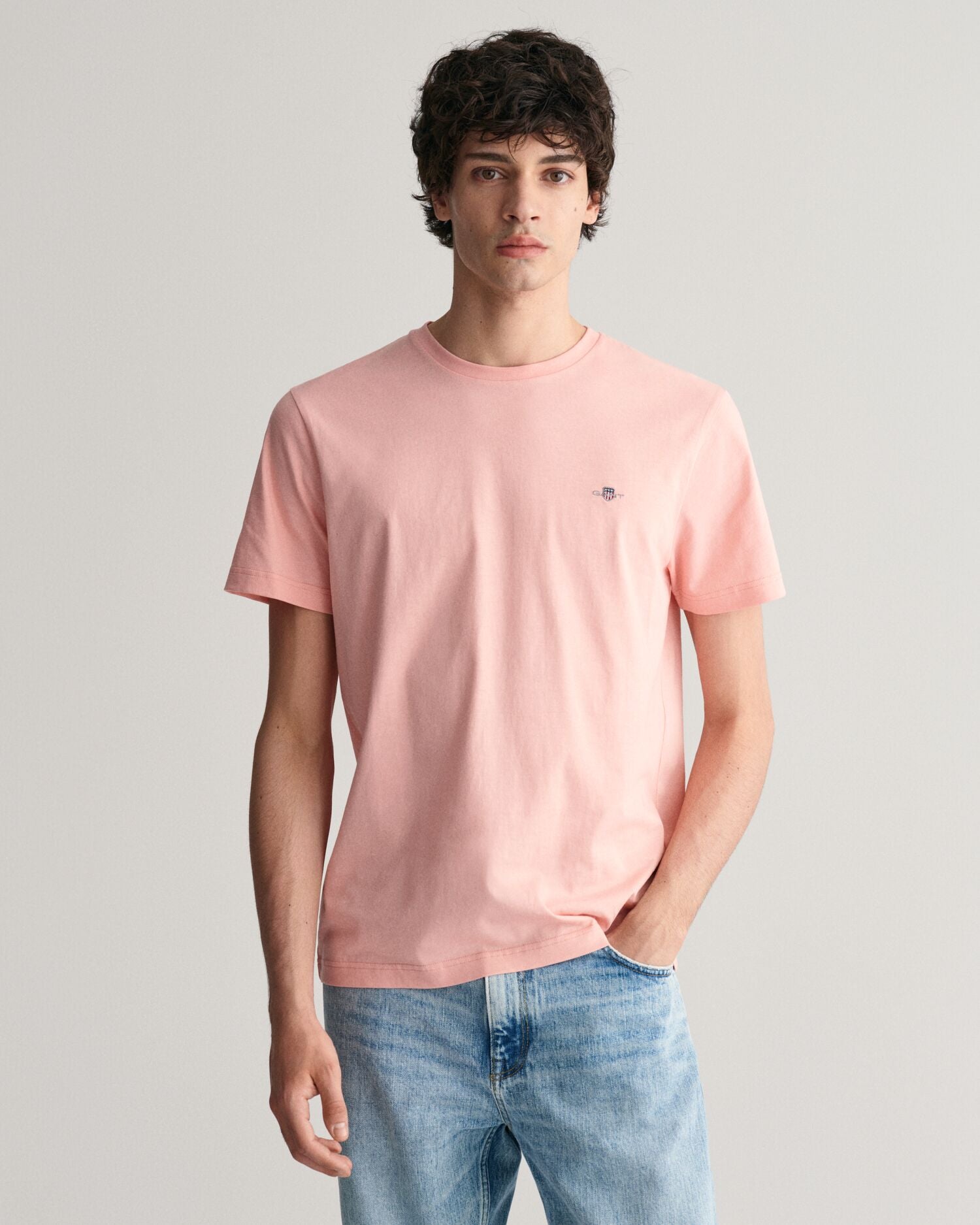 REG SHIELD SS T-SHIRT-BUBBELGUM PINK