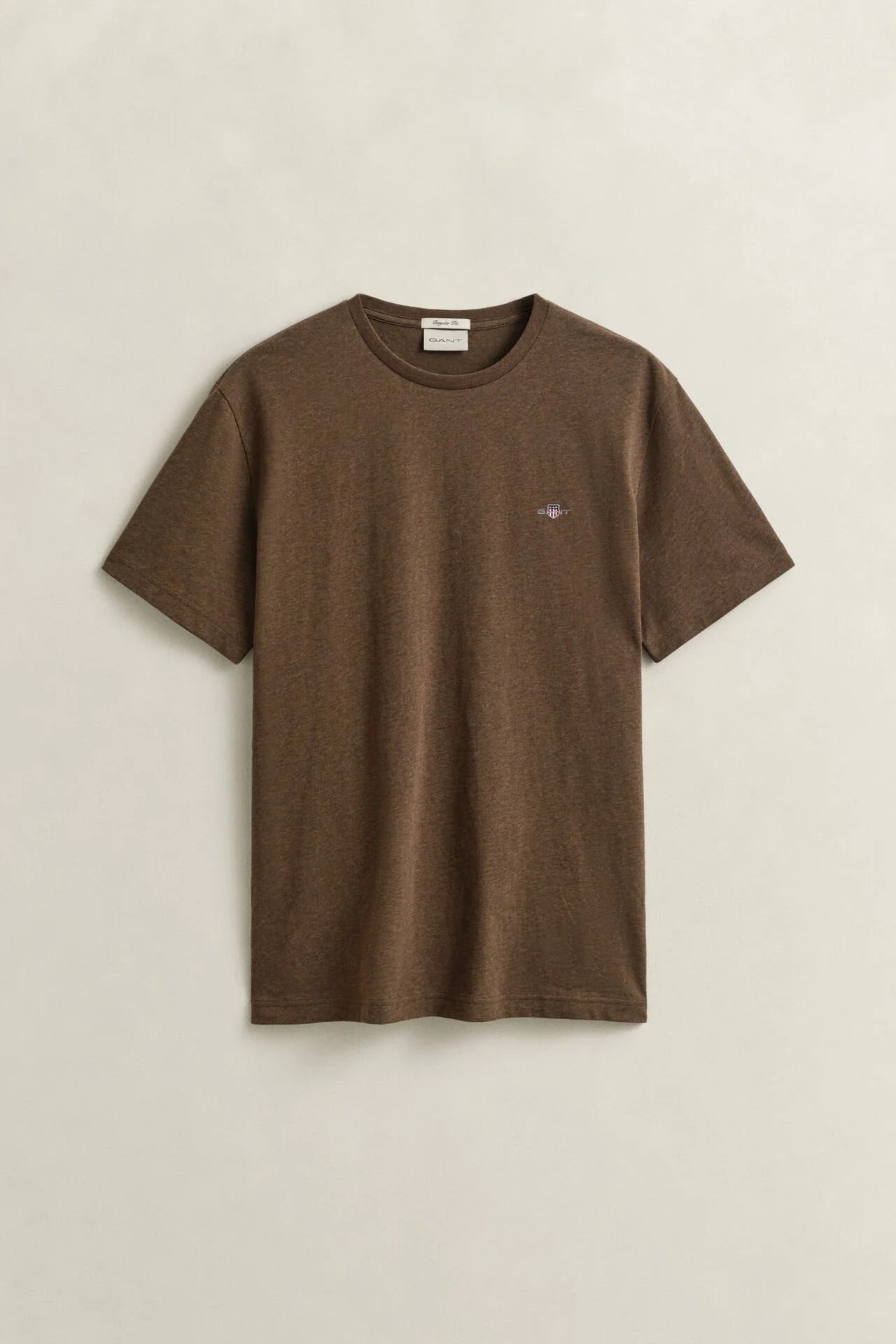 REG SHIELD SS T-SHIRT-BROWN