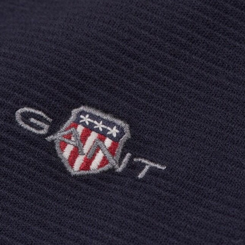 TEXTURE SS T-SHIRT-EVENING BLUE