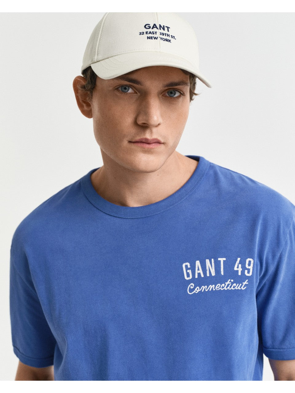 WASHED OUT T-SHIRT-BLUE