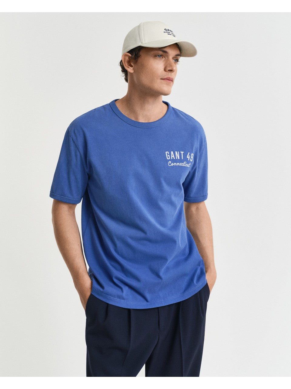 WASHED OUT T-SHIRT-BLUE