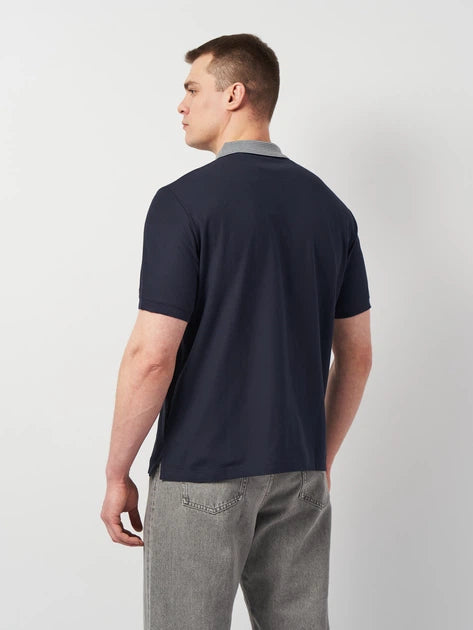 TIPPING DETAIL POLO-EVENING BLUE