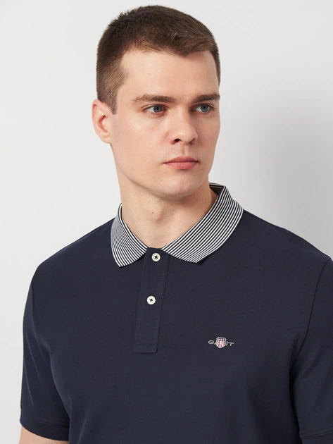TIPPING DETAIL POLO-EVENING BLUE