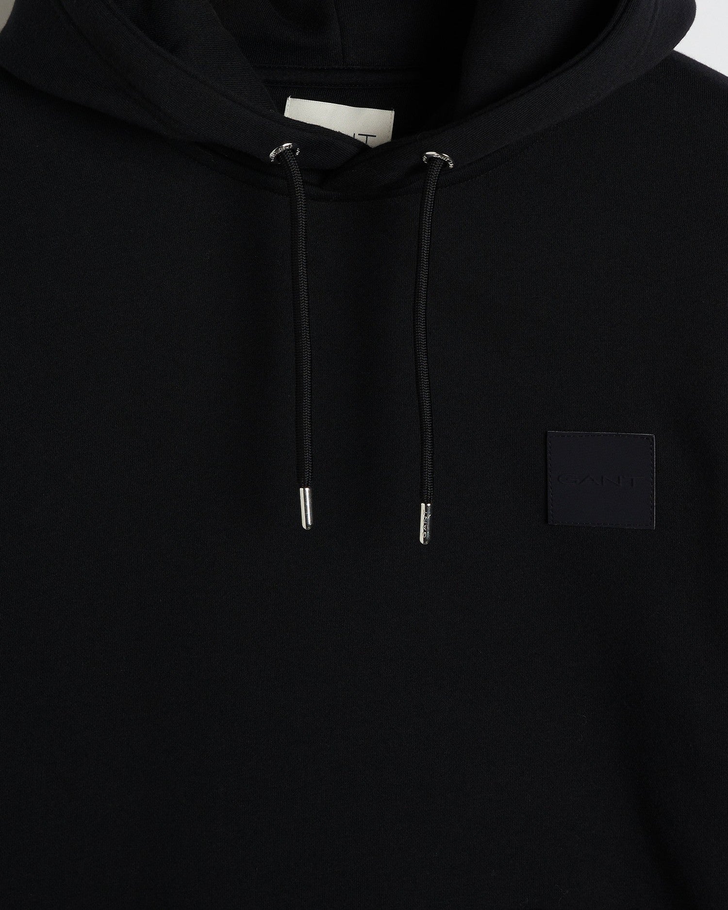 REG BADGE SWEAT HOODIE-BLACK