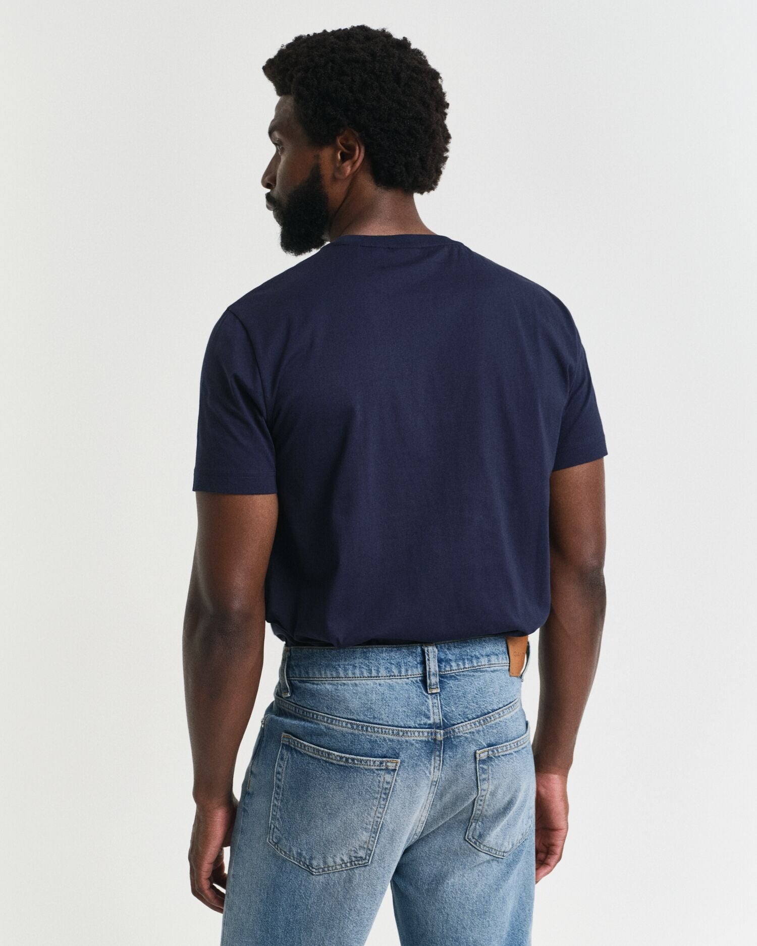 PRINTED GRAPHIC SS T-SHIRT-EVENING BLUE