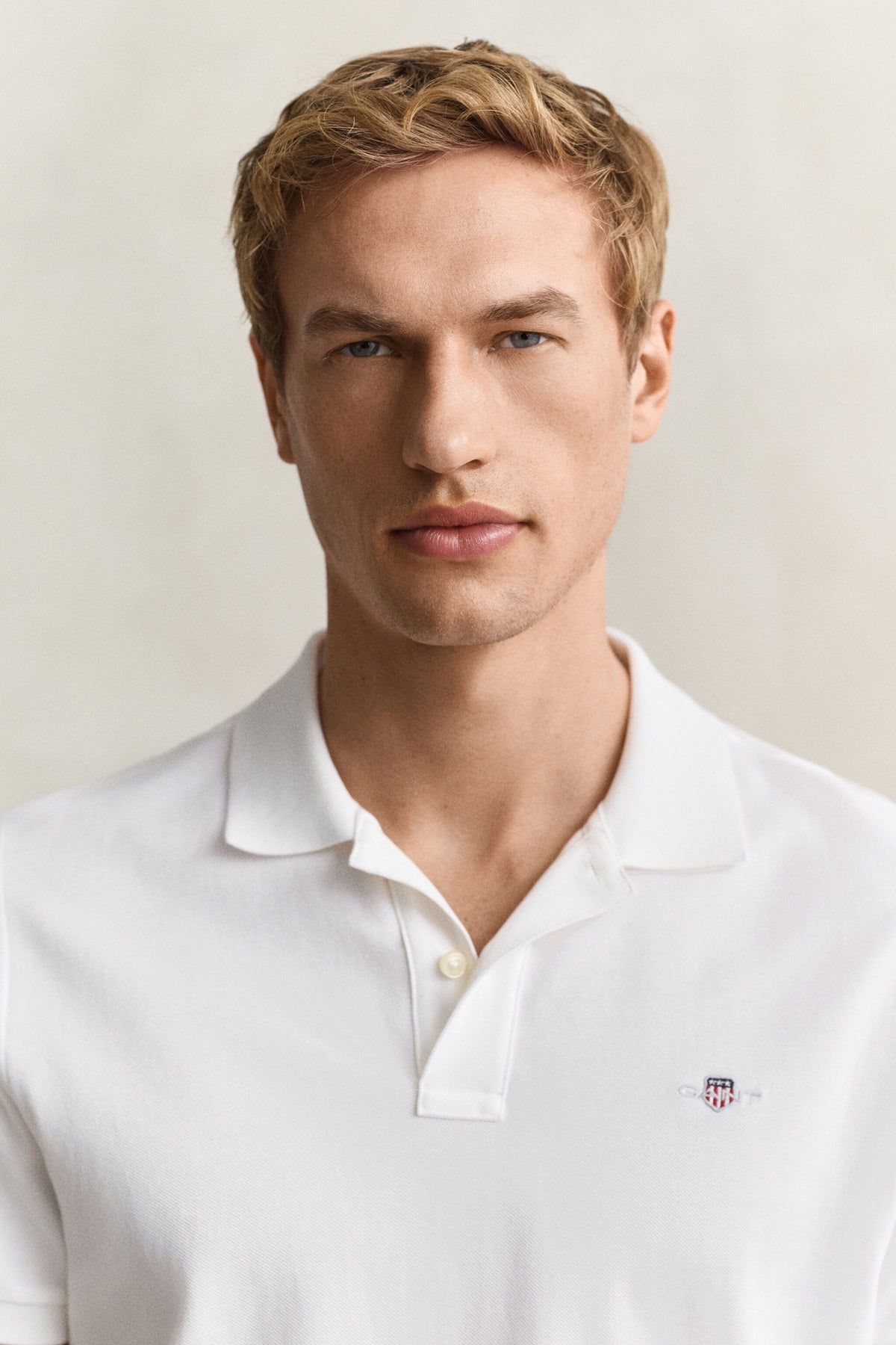 REG SHIELD SS PIQUE POLO-WHITE
