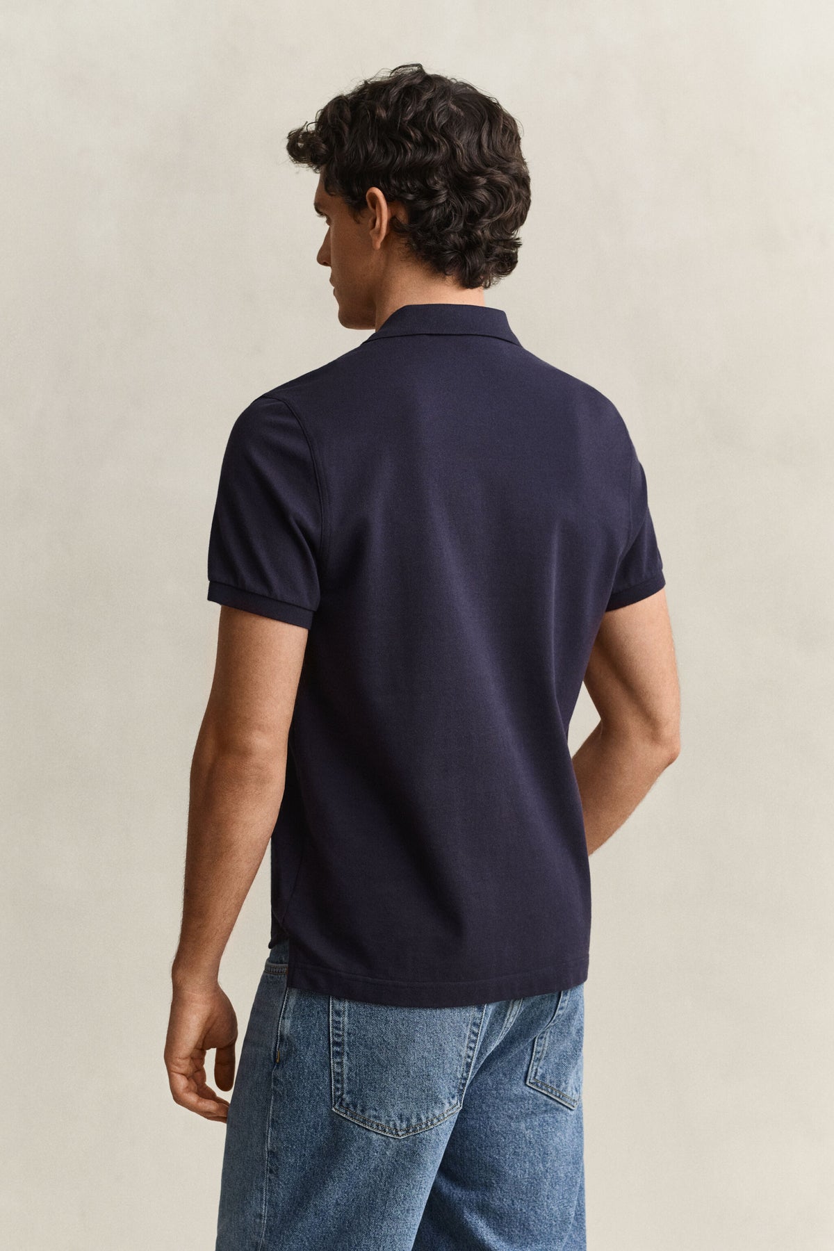 REG SHIELD SS PIQUE POLO-EVENING BLUE