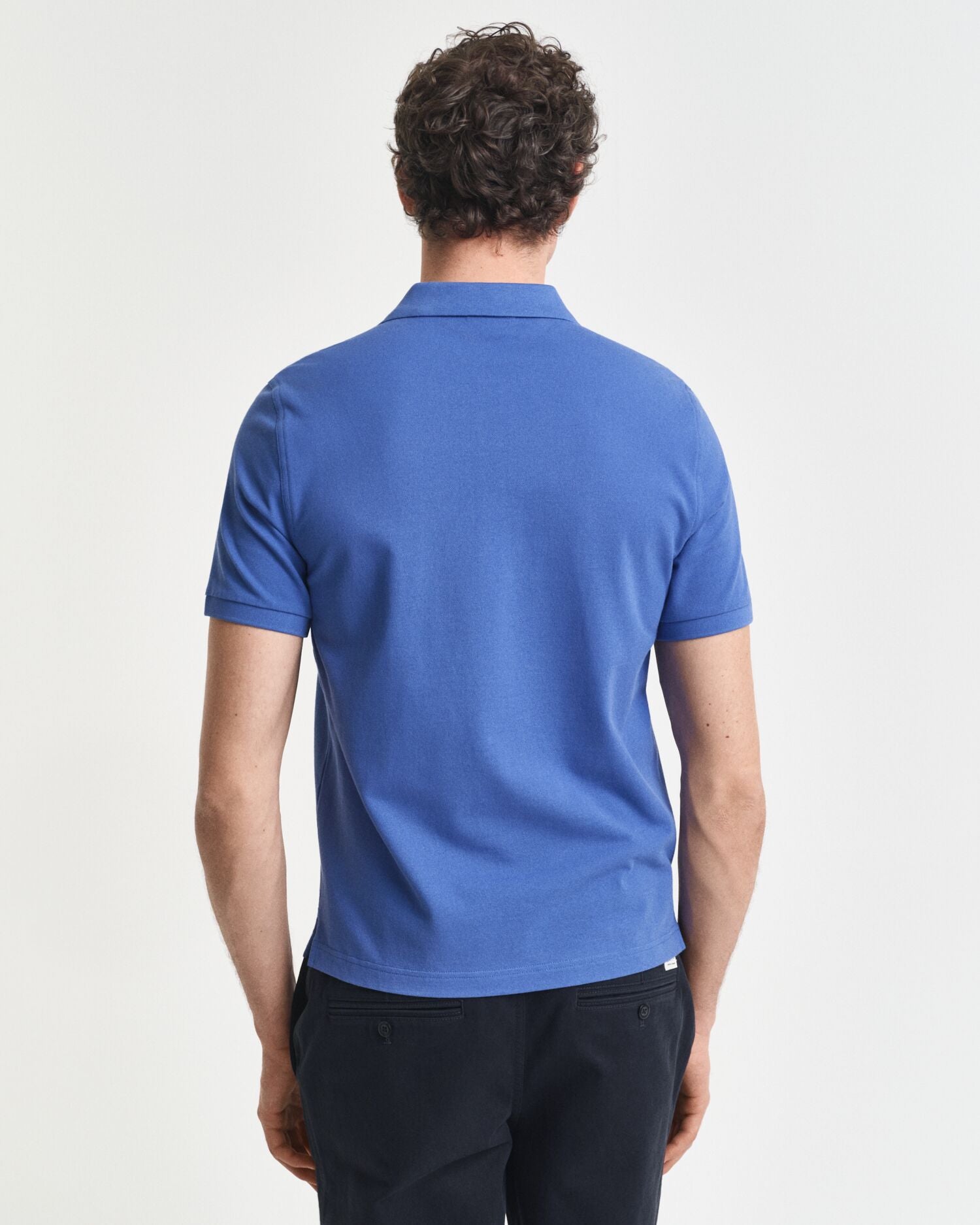 REG SHIELD SS PIQUE POLO-BLUE