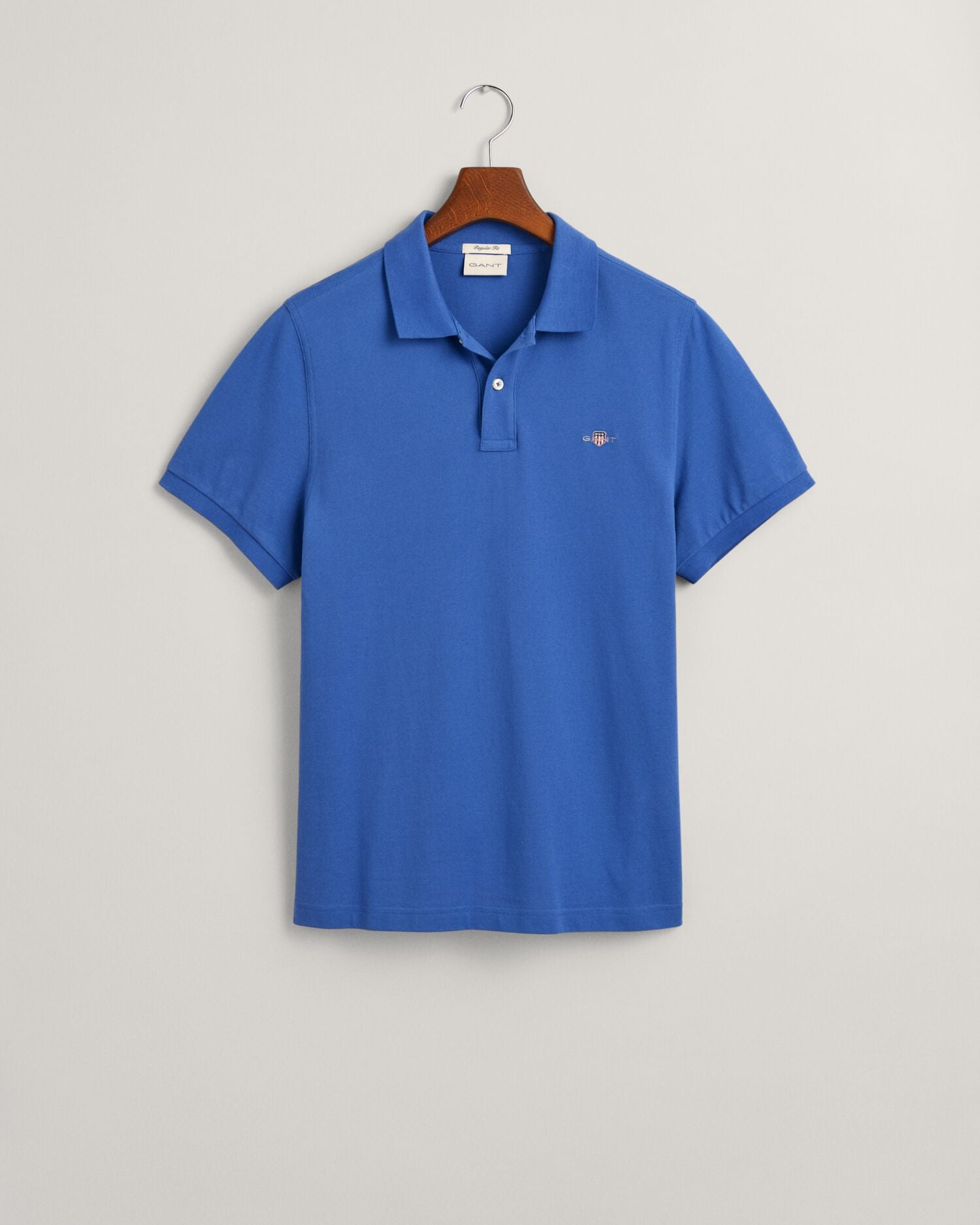 REG SHIELD SS PIQUE POLO-BLUE
