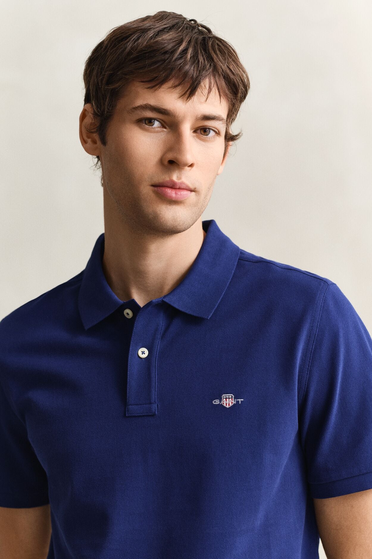 REG SHIELD SS PIQUE POLO-RICH NAVY