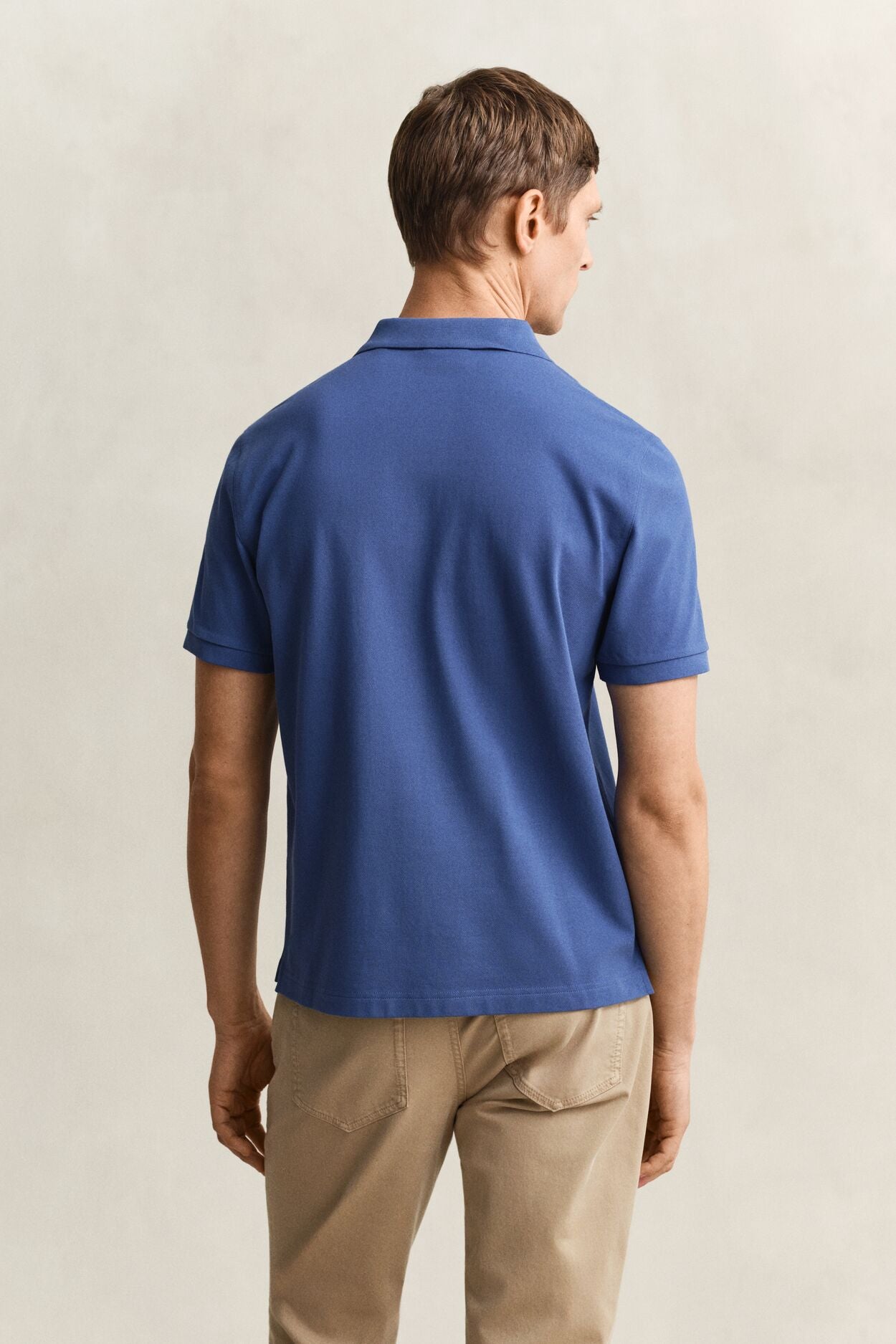REG SHIELD SS PIQUE POLO-VINTAGE BLUE