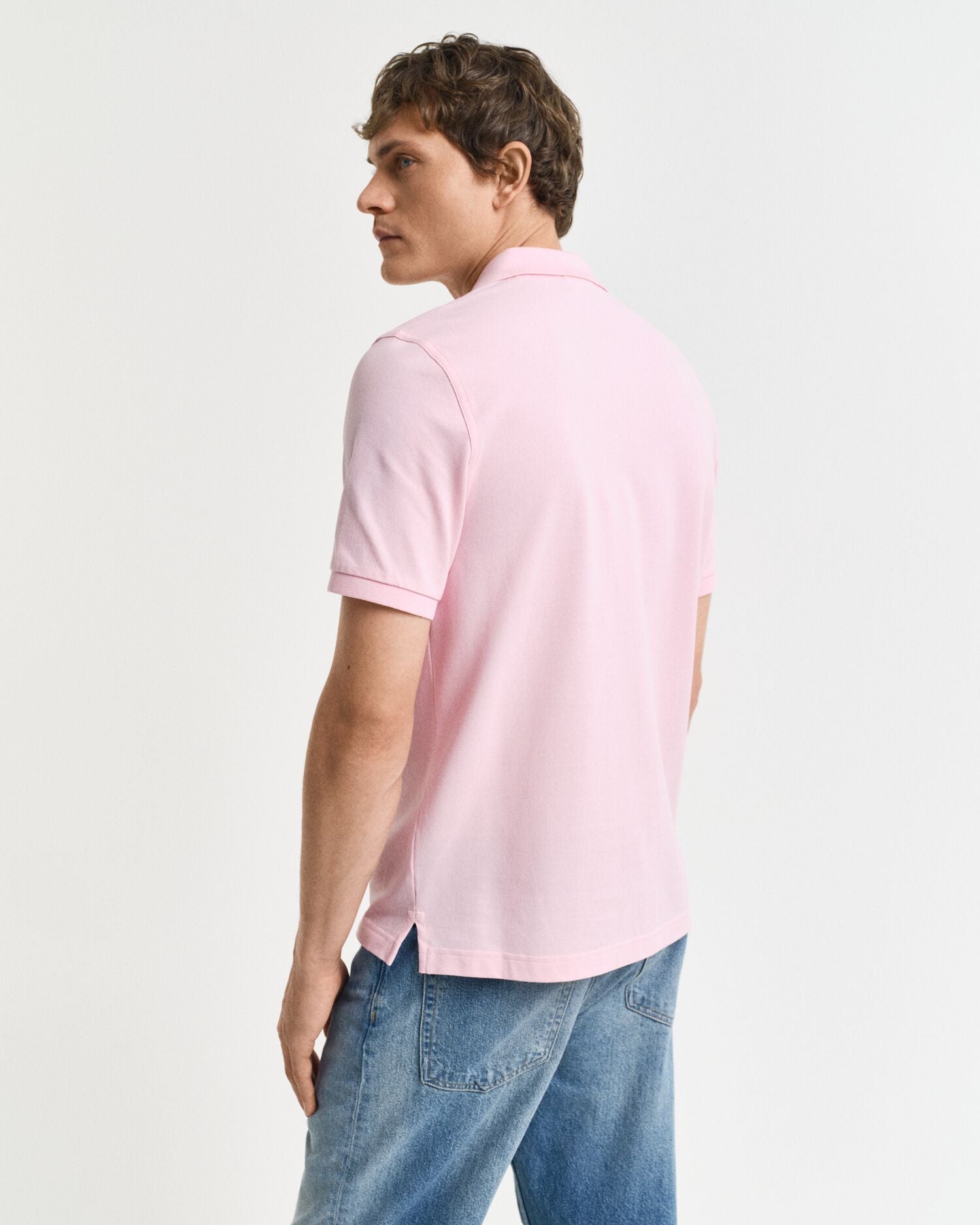 REG SHIELD SS PIQUE POLO-CALIFORNIA PINK