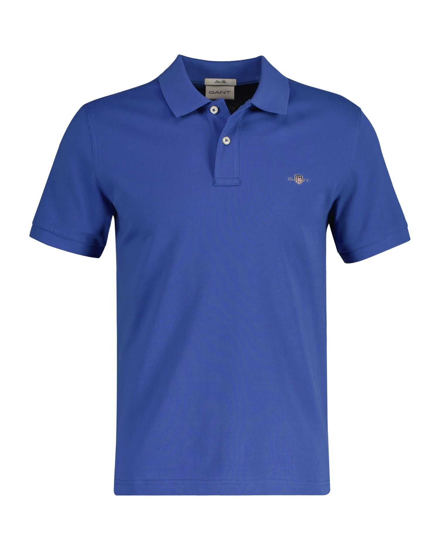 SLIM SHIELD SS PIQUE POLO-BLUE