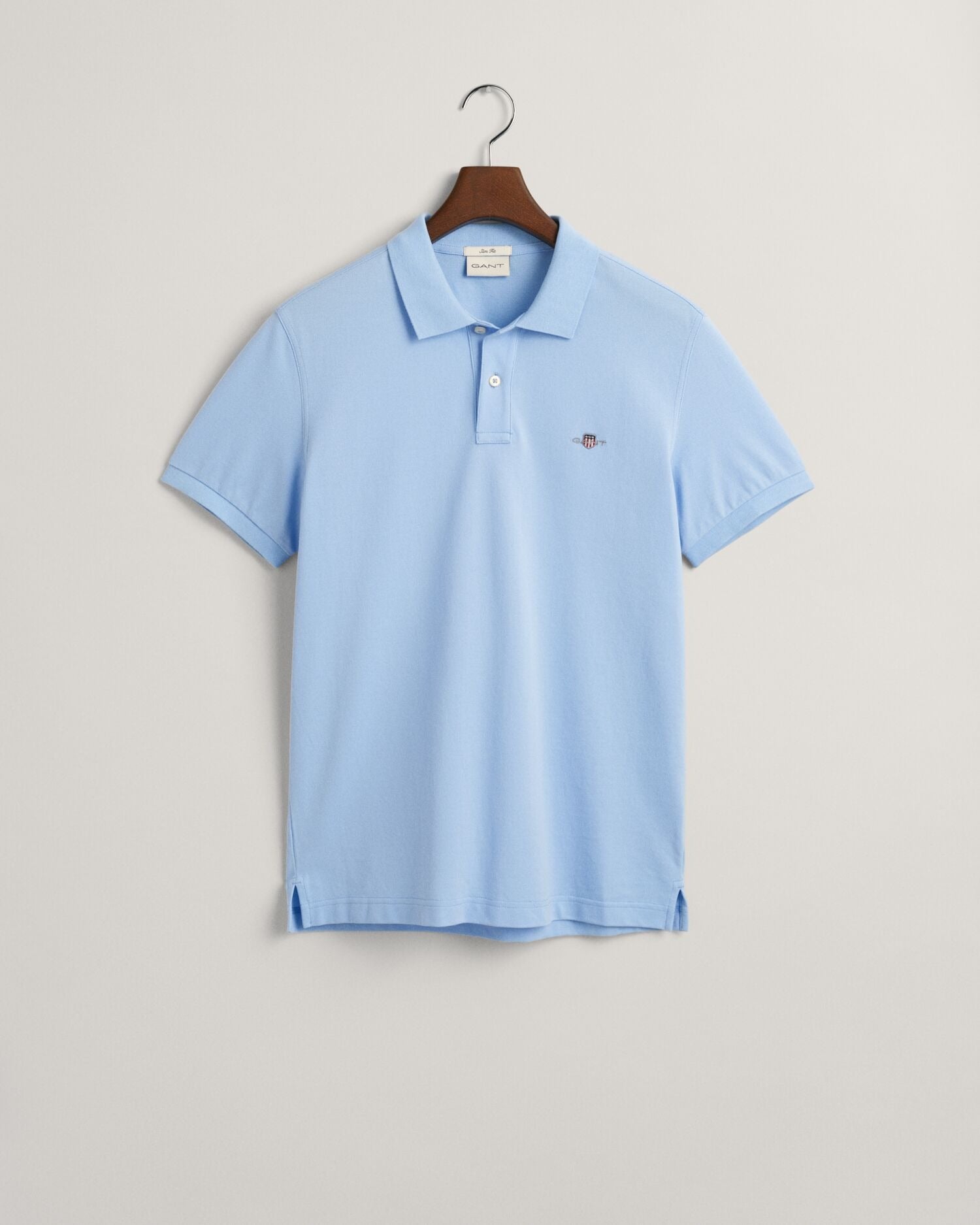SLIM SHIELD SS PIQUE POLO-CAPRI BLUE